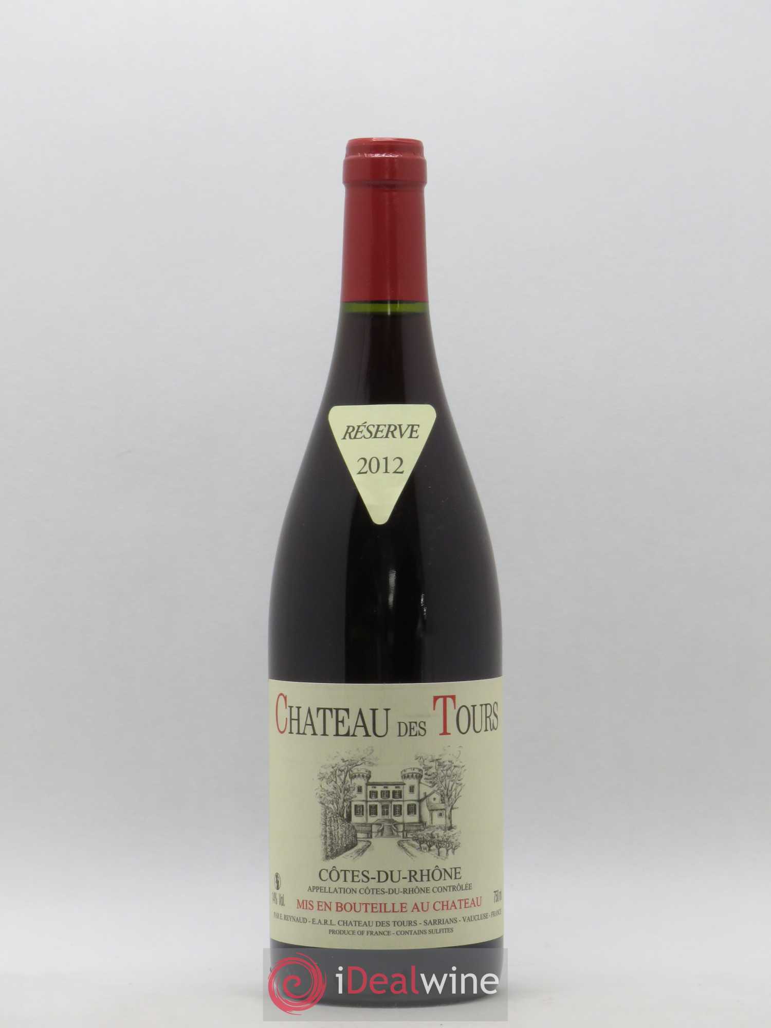 Côtes-du-Rhône Château des Tours Emmanuel Reynaud 2012 - Lot de 1 bouteille - 0