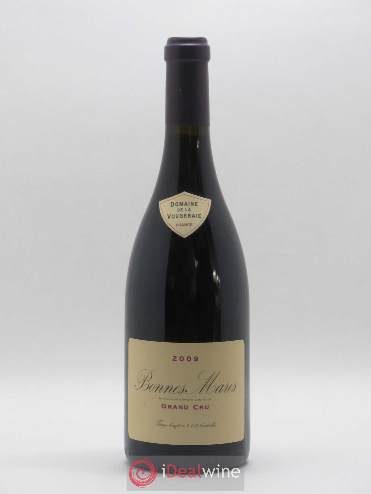 Bonnes-Mares Grand Cru La Vougeraie 2009 - Lot de 1 bouteille - 0