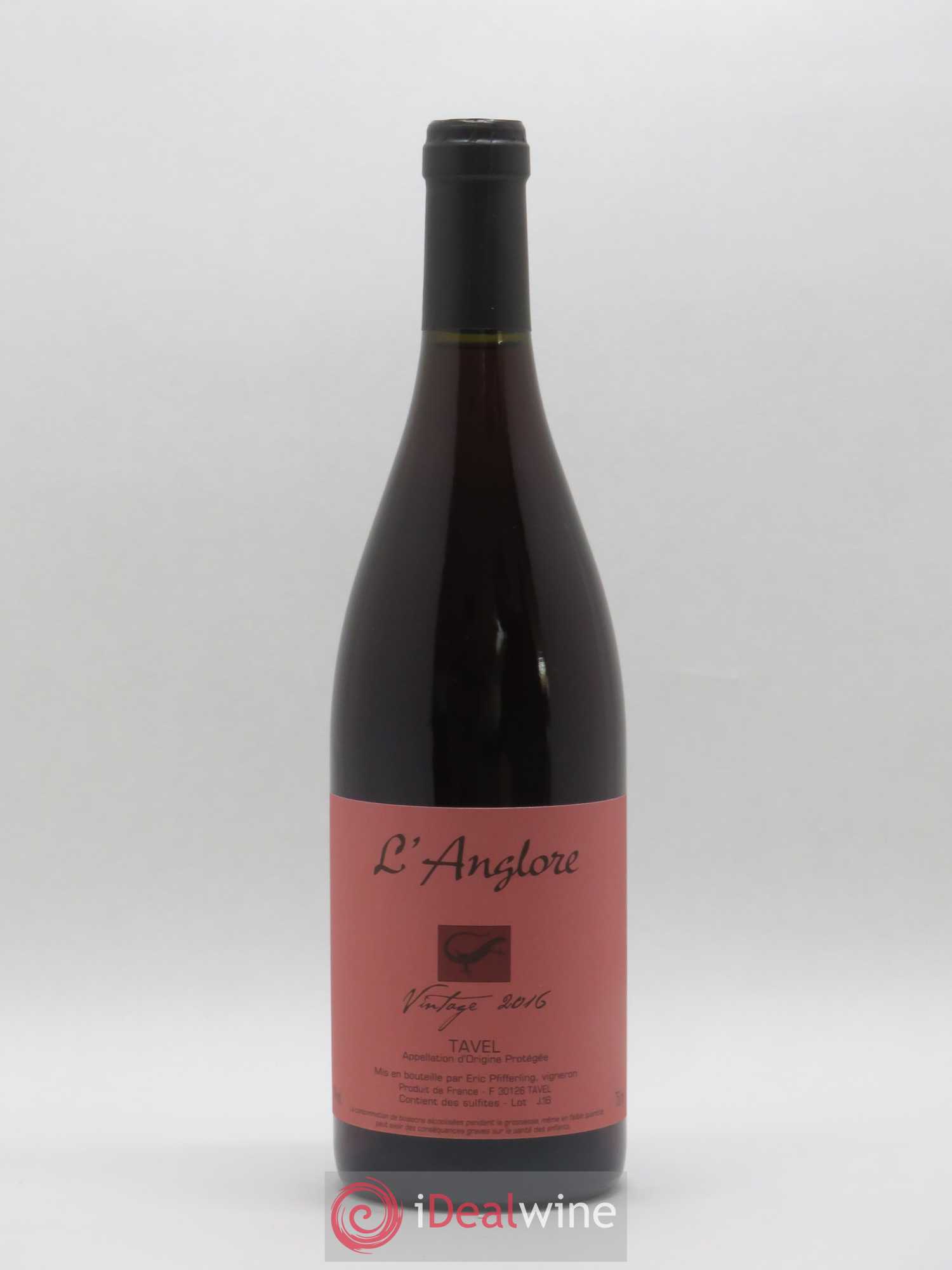 Tavel Vintage L'Anglore 2016 - Lot de 1 bouteille - 0