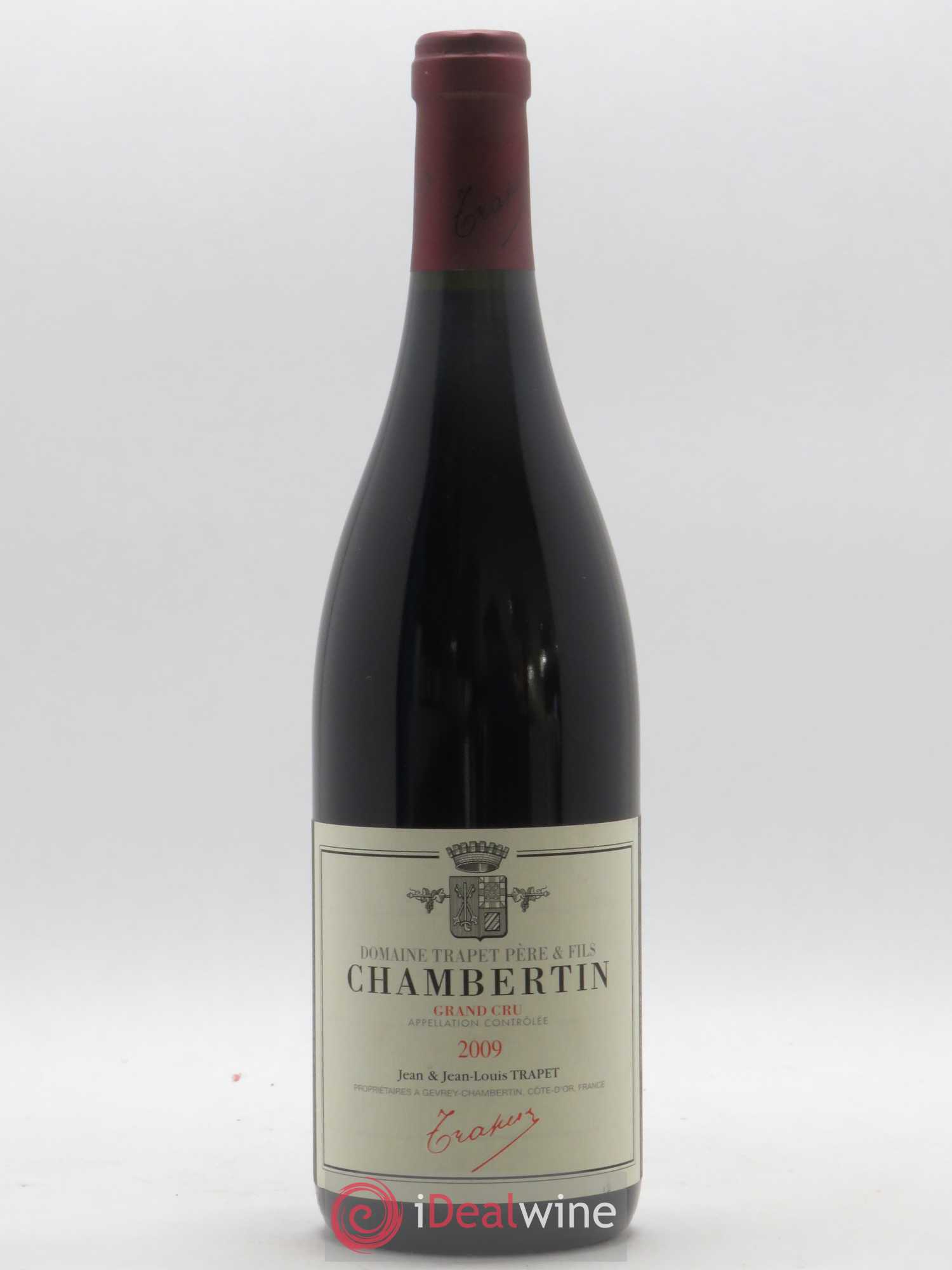 Chambertin Grand Cru Domaine Trapet 2009 - Lot de 1 bouteille - 0