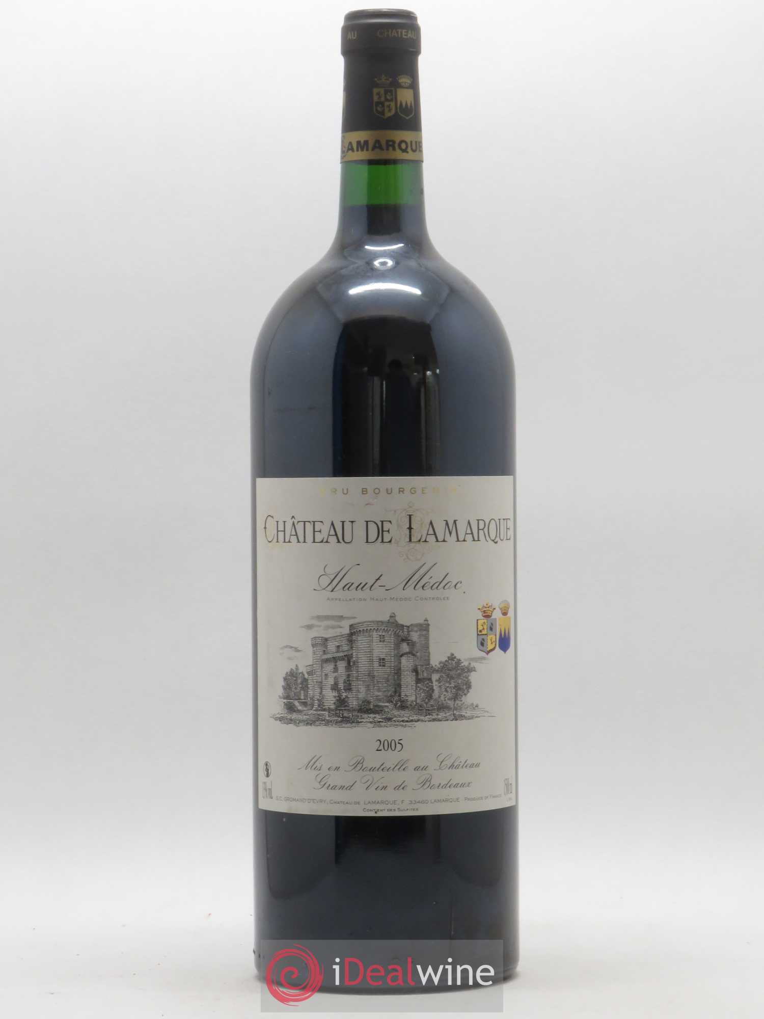 Château de Lamarque Cru Bourgeois 2005 - Lot de 1 magnum - 0