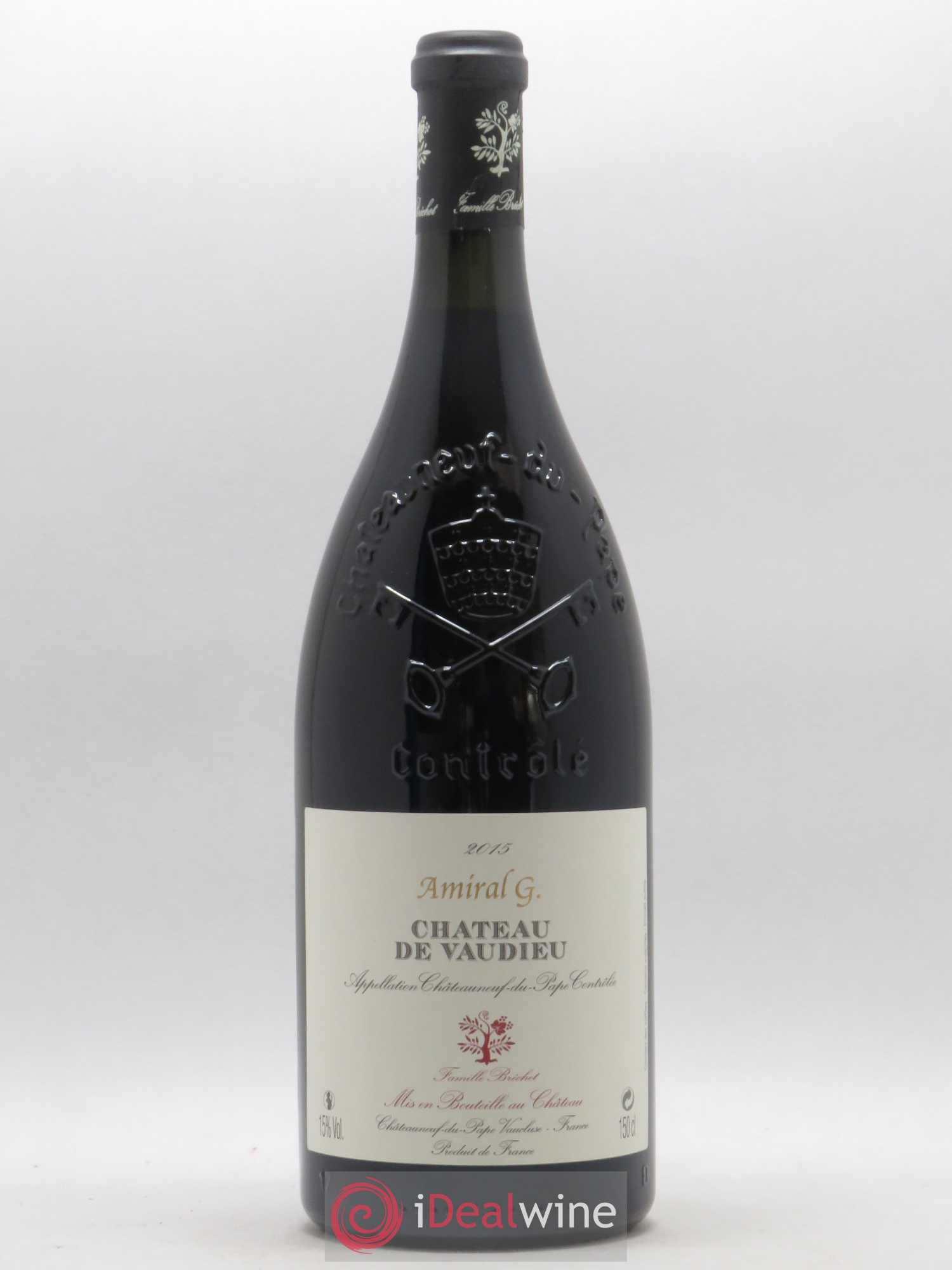 Châteauneuf-du-Pape Amiral G Château de Vaudieu 2015 - Posten von 1 Magnum - 0