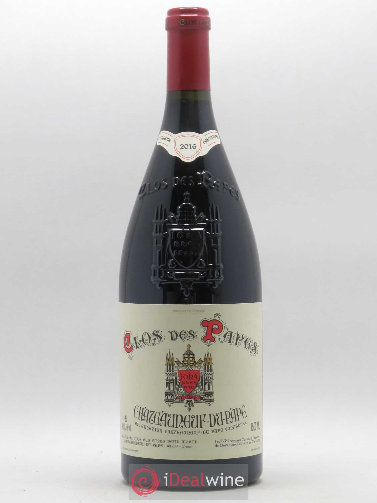 Châteauneuf-du-Pape Clos des Papes - Paul Avril 2016 - Lot de 1 magnum - 0
