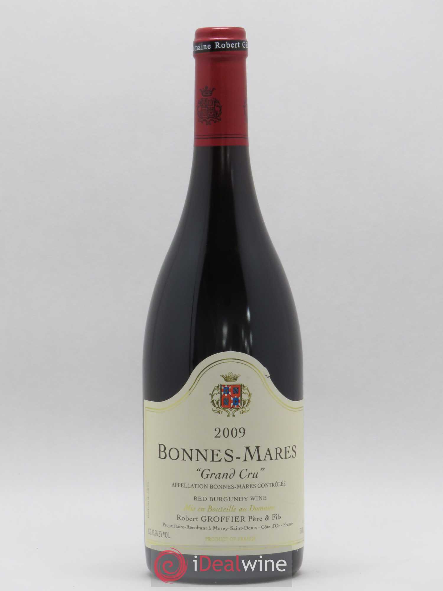 Bonnes-Mares Grand Cru Robert Groffier Père & Fils (Domaine) 2009 - Lot de 1 bouteille - 0