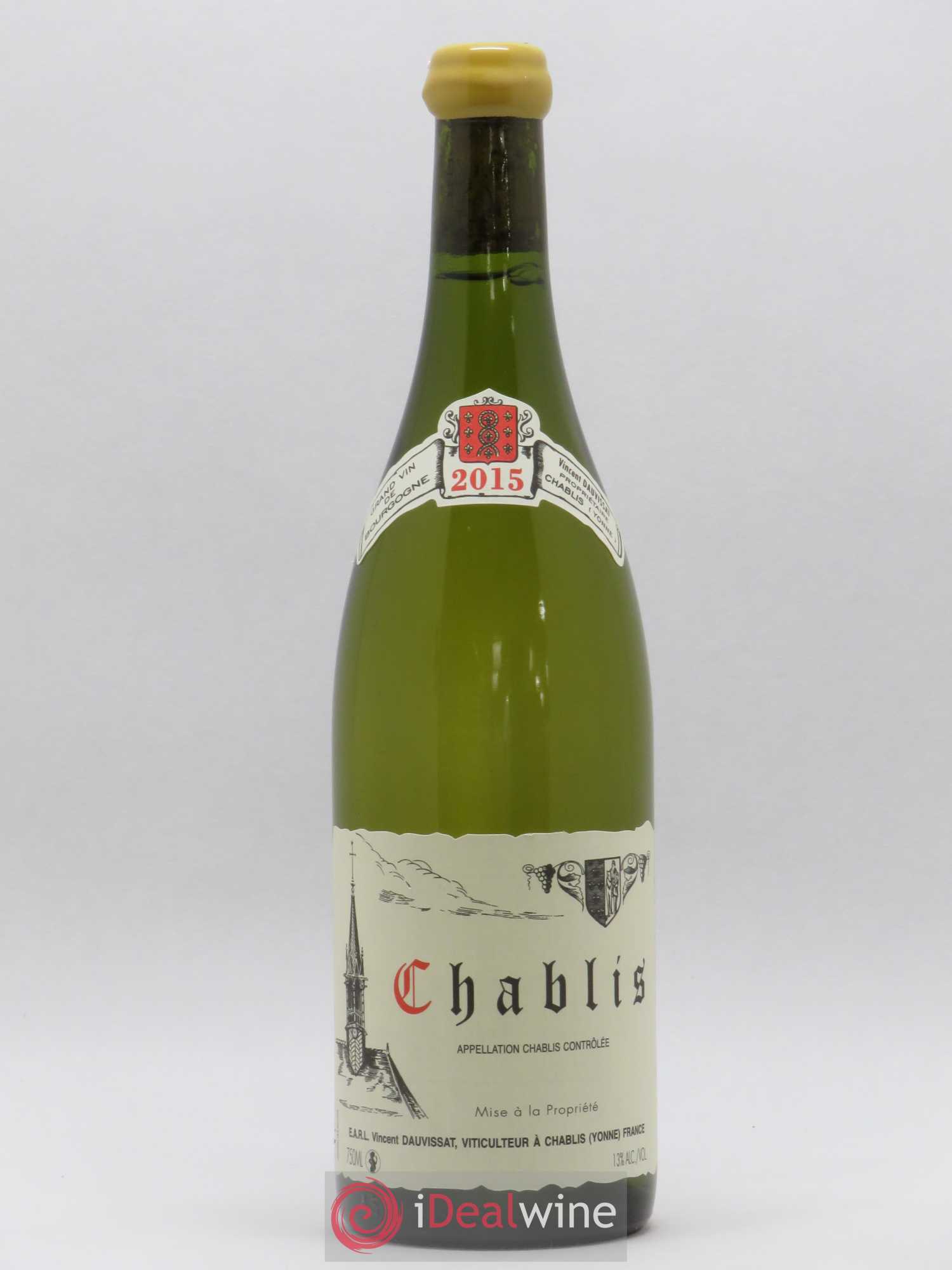 Chablis Vincent Dauvissat (Domaine) 2015 - Lot de 1 bouteille - 0