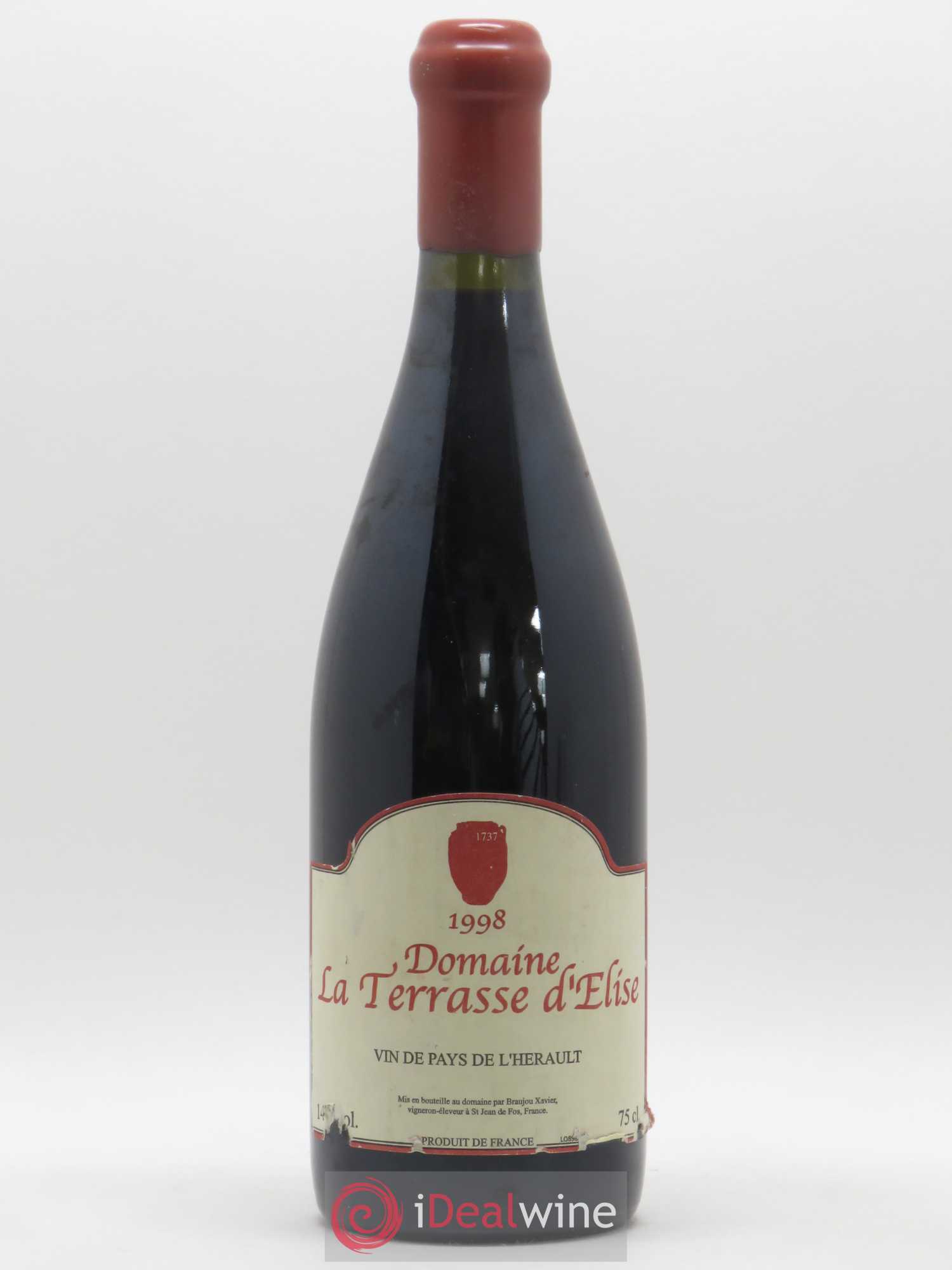Pays d'Hérault Domaine de la Terrasse d'Elise 1998 - Posten von 1 Flasche - 0