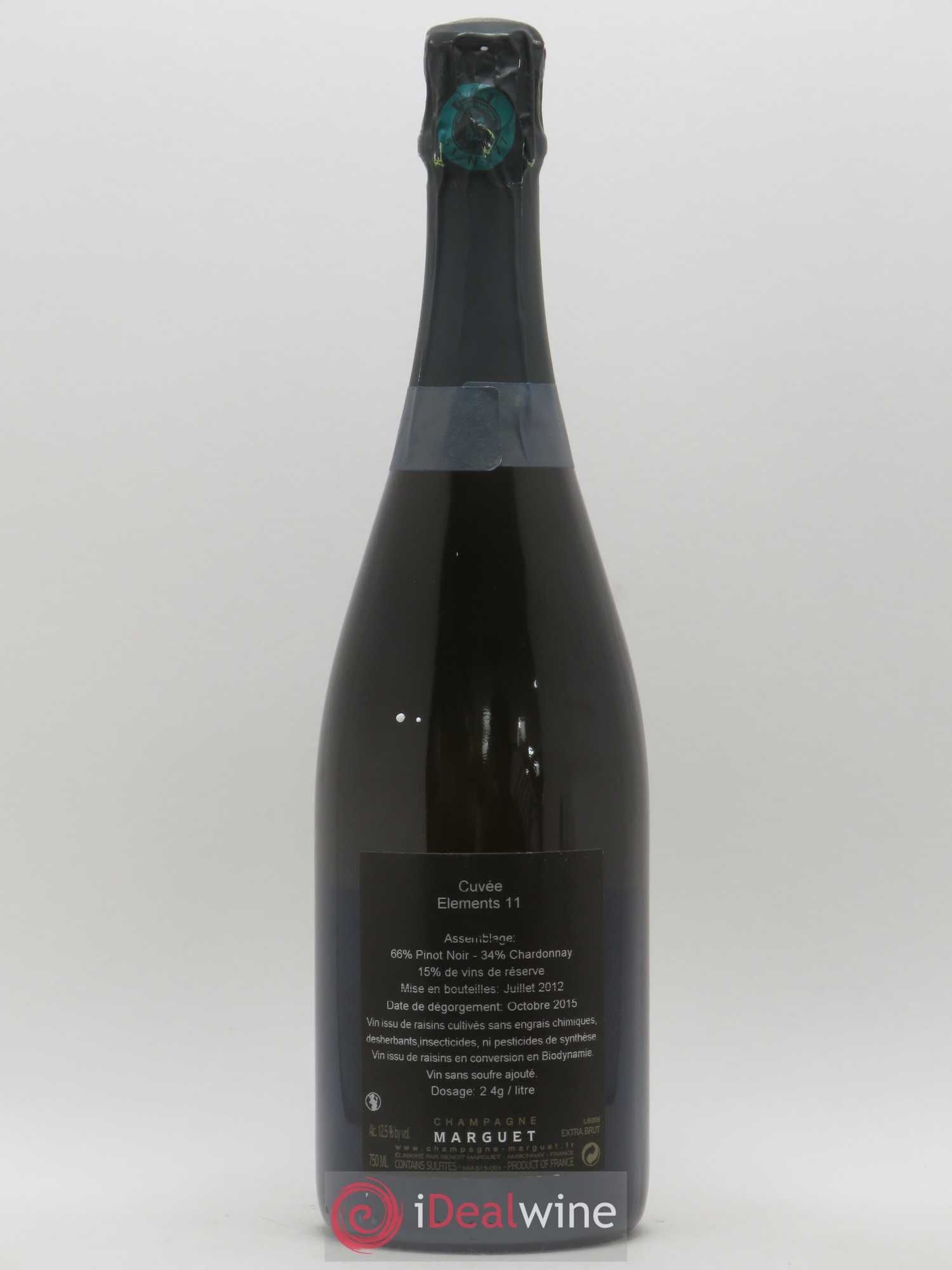 Eléments Grand Cru Brut Marguet - Lot de 1 bouteille - 1