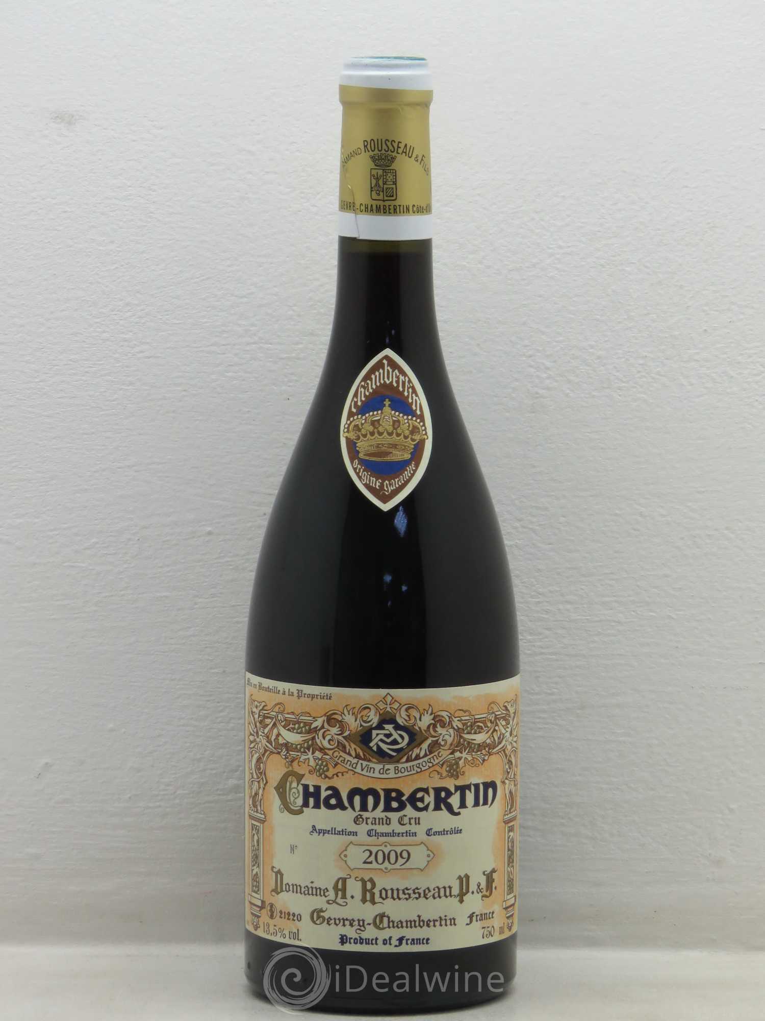 Chambertin Grand Cru Armand Rousseau (Domaine) 2009 - Lot de 1 bouteille - 0