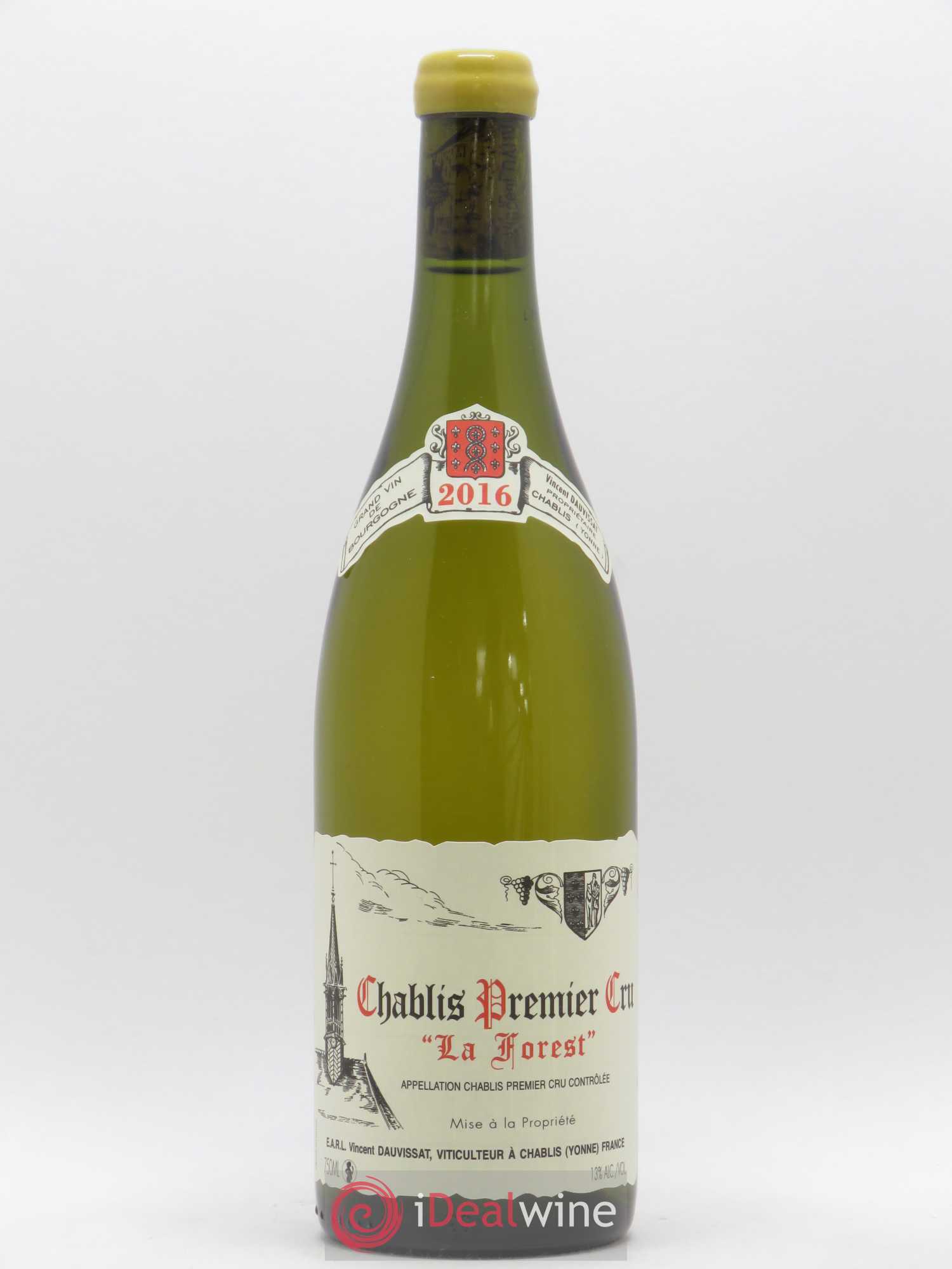 Chablis 1er Cru La Forest Vincent Dauvissat (Domaine) 2016 - Lot de 1 bouteille - 0