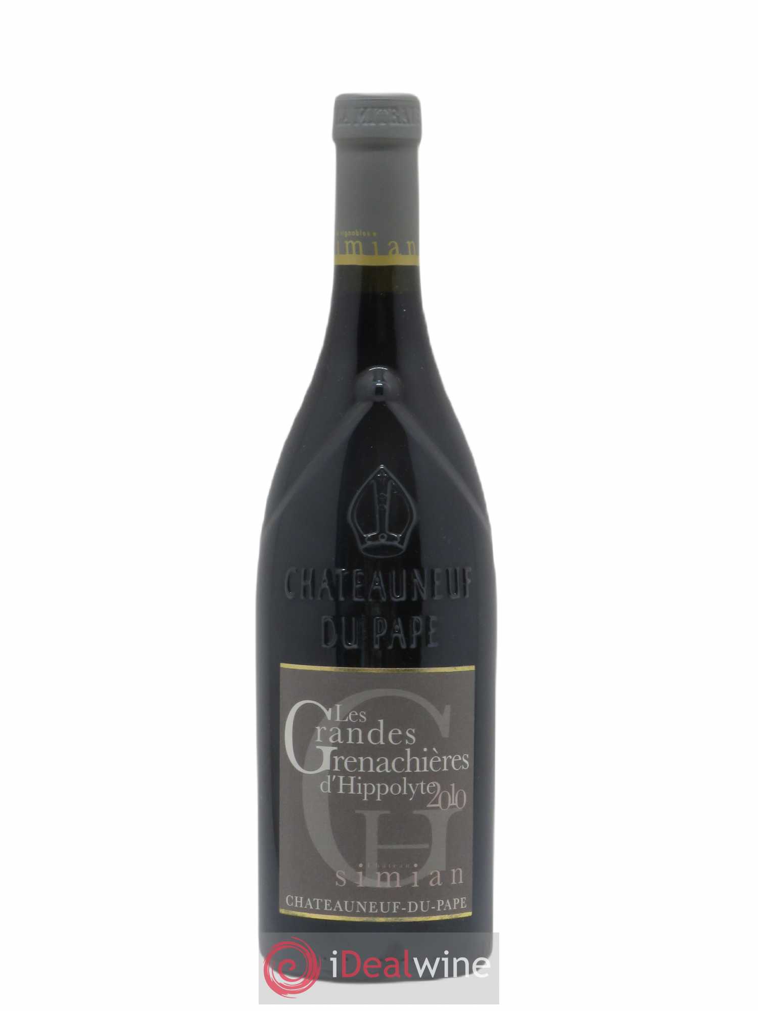 Châteauneuf-du-Pape Grandes Grenachieres d'Hippolyte Simian 2010 - Posten von 1 Flasche - 0