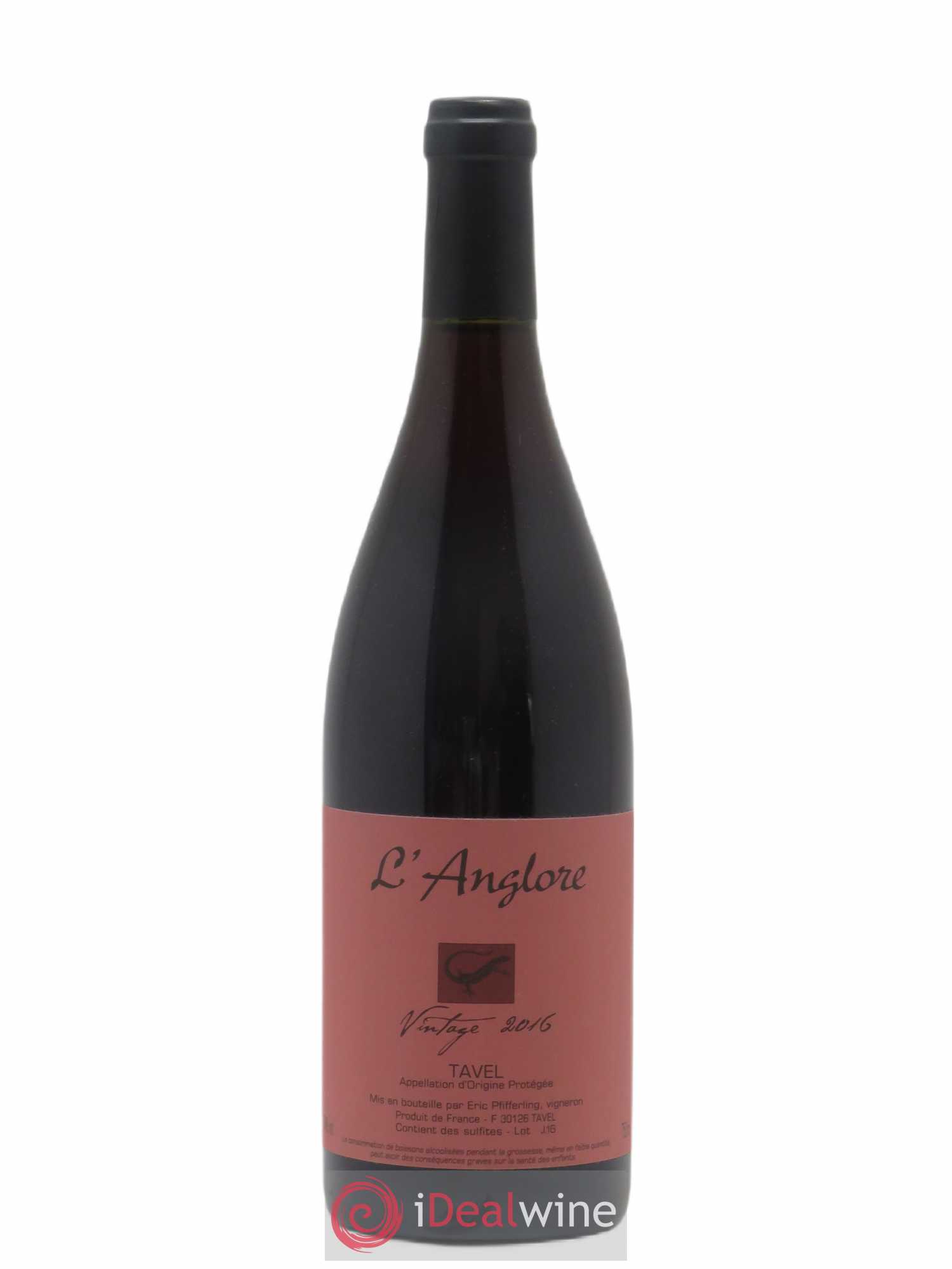 Tavel Vintage L'Anglore 2016 - Lot de 1 bouteille - 0