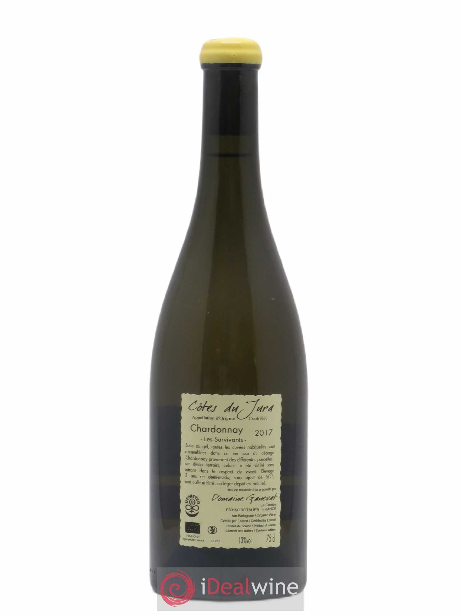 Côtes du Jura Les Survivants Jean-François Ganevat (Domaine) 2017 - Lot de 1 bouteille - 1