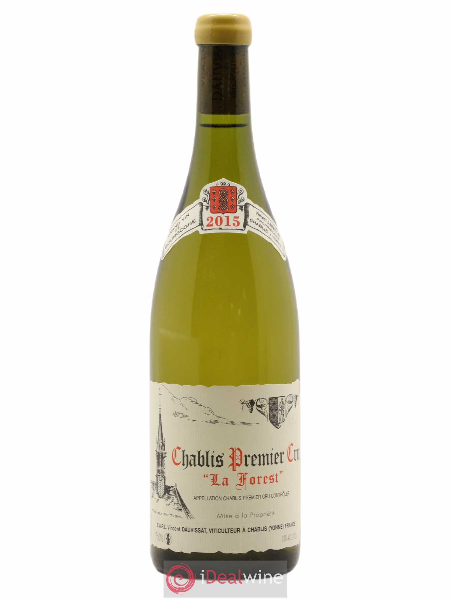 Chablis 1er Cru La Forest Vincent Dauvissat (Domaine) 2015 - Lot de 1 bouteille - 0