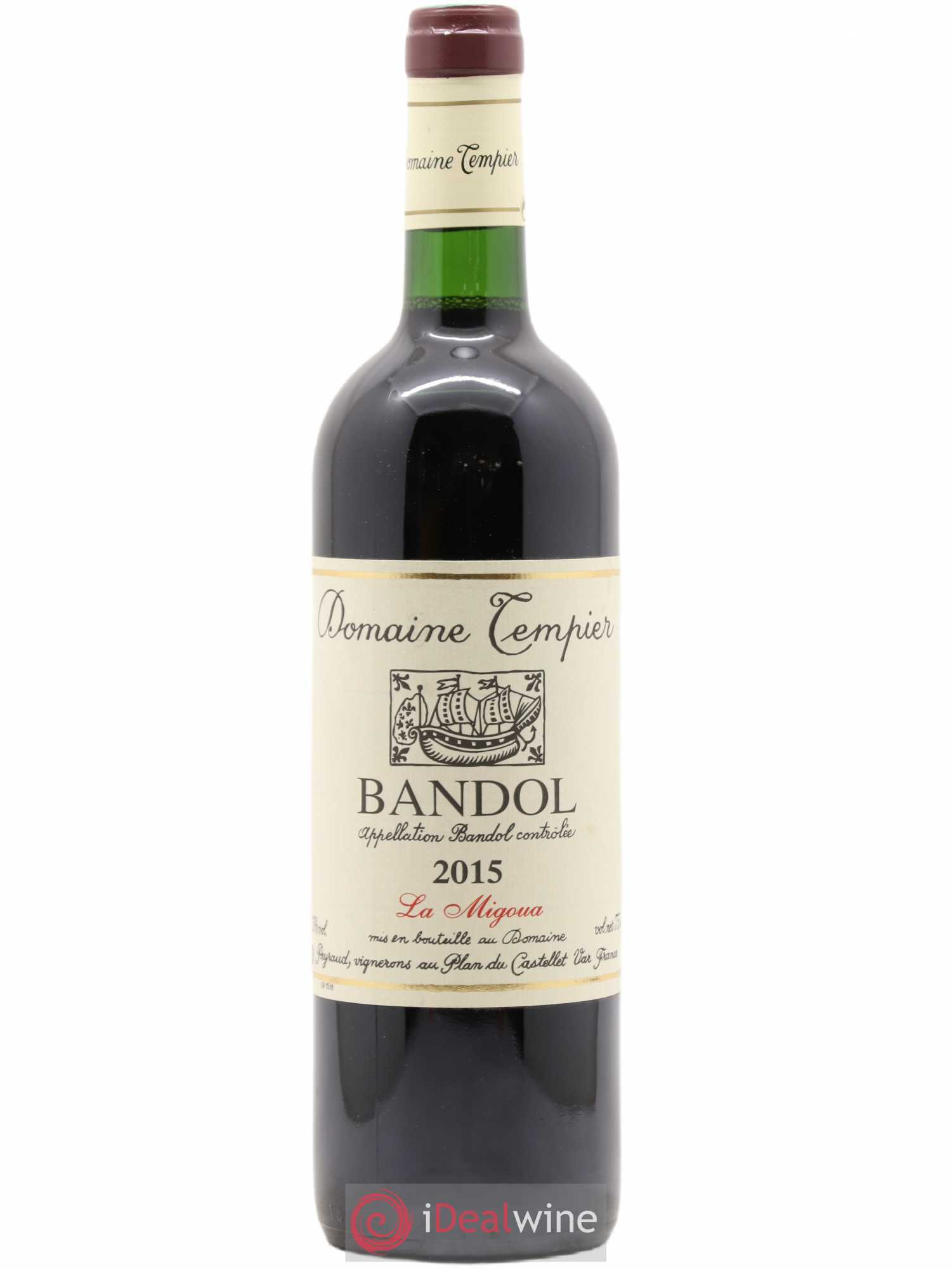 Bandol Domaine Tempier Cuvée La Migoua Famille Peyraud 2015 - Lot de 1 bouteille - 0