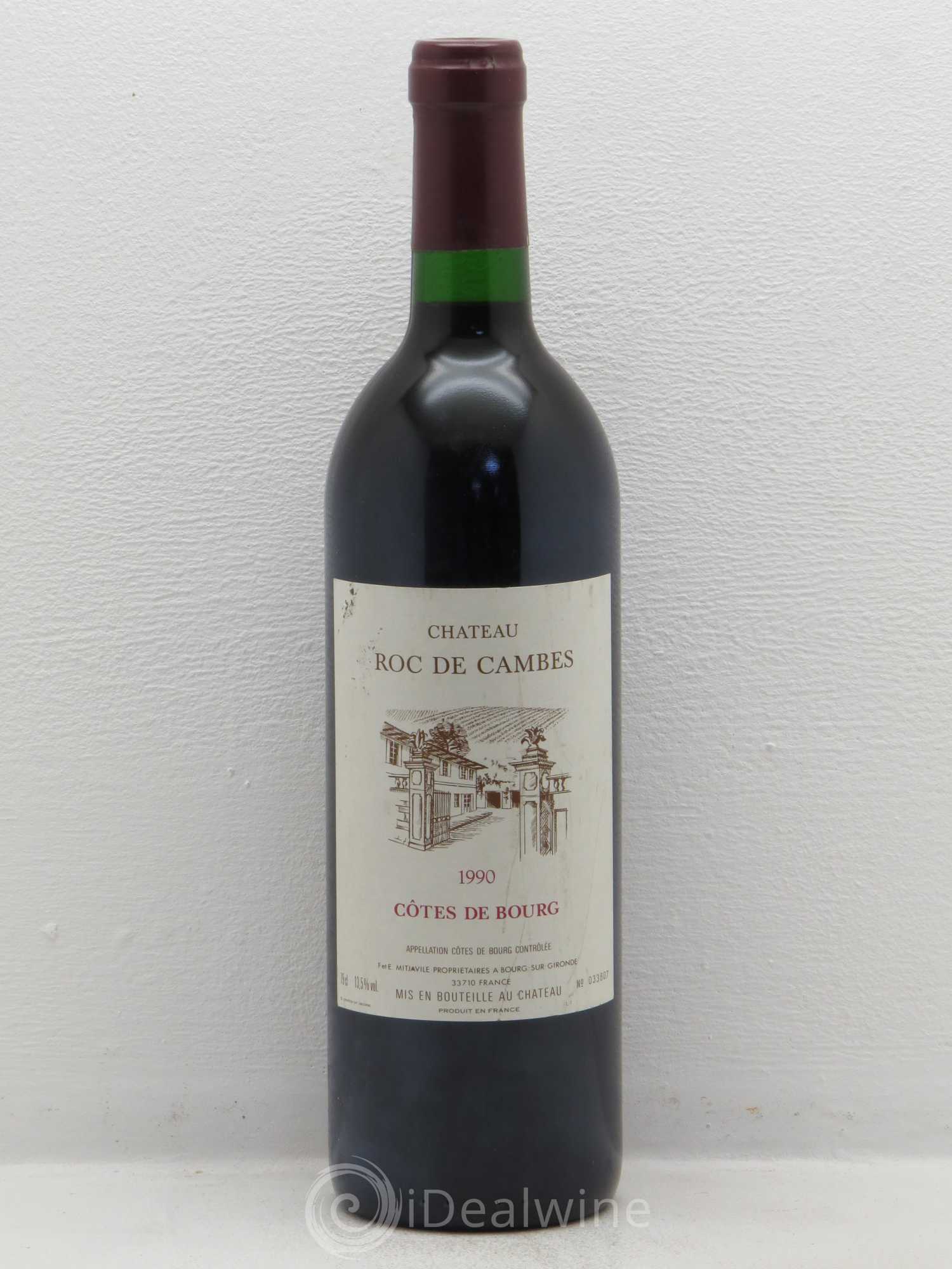 Roc de Cambes 1990 - Posten von 1 Flasche - 0