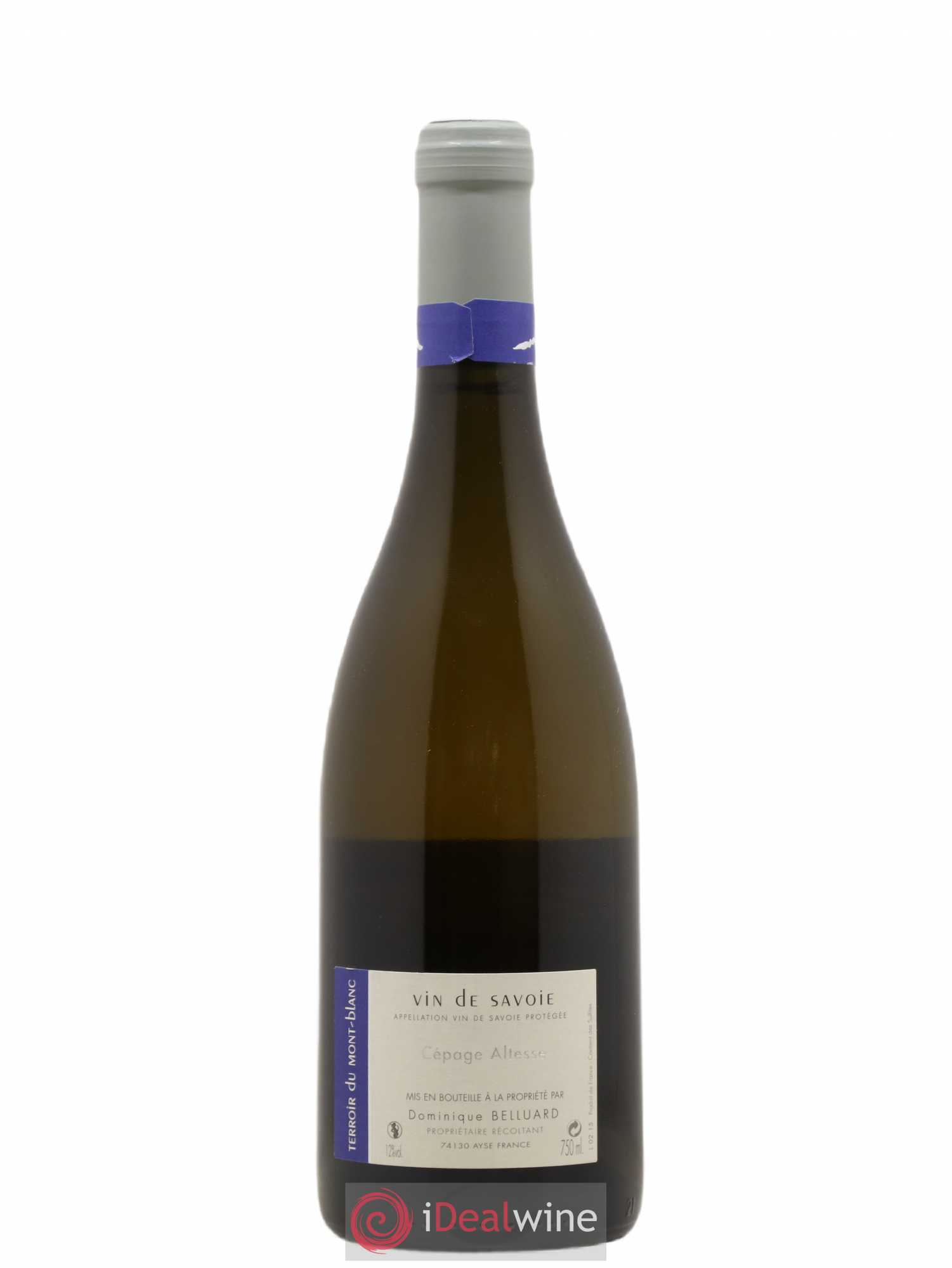 Vin de France Les Grandes Jorasses Domaine Belluard 2015 - Lot de 1 bouteille - 1
