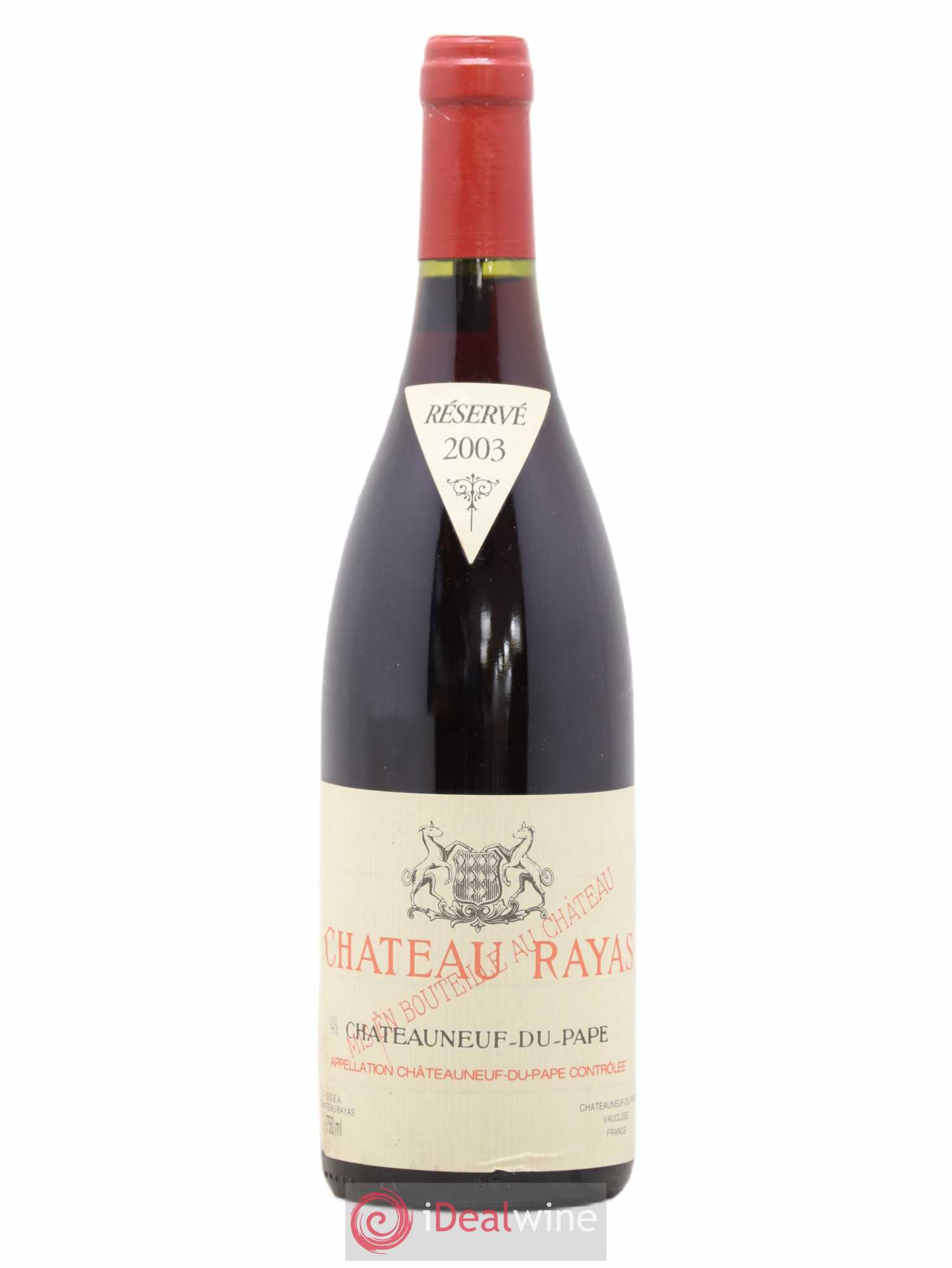 Châteauneuf-du-Pape Château Rayas Emmanuel Reynaud 2003 - Lot de 1 bouteille - 0