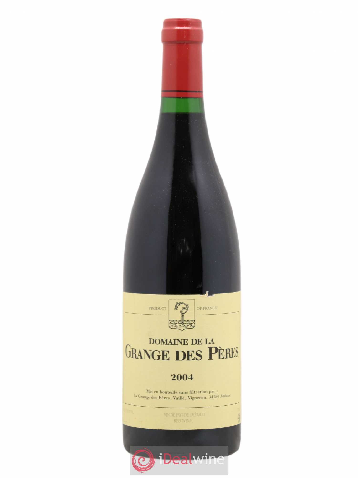 Pays d'Hérault Grange des Pères Laurent Vaillé 2004 - Lot de 1 bouteille - 0