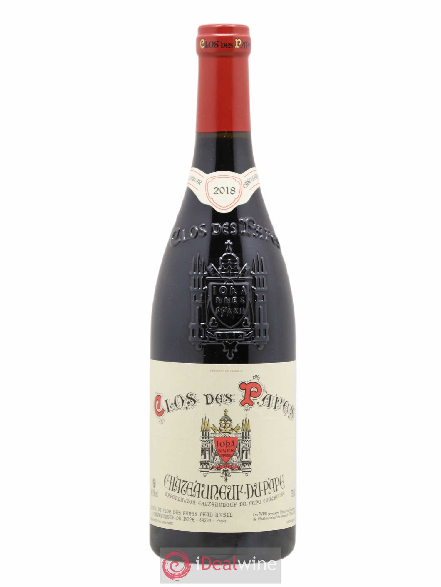 Châteauneuf-du-Pape Clos des Papes - Paul Avril 2018 - Lot de 1 bouteille - 0