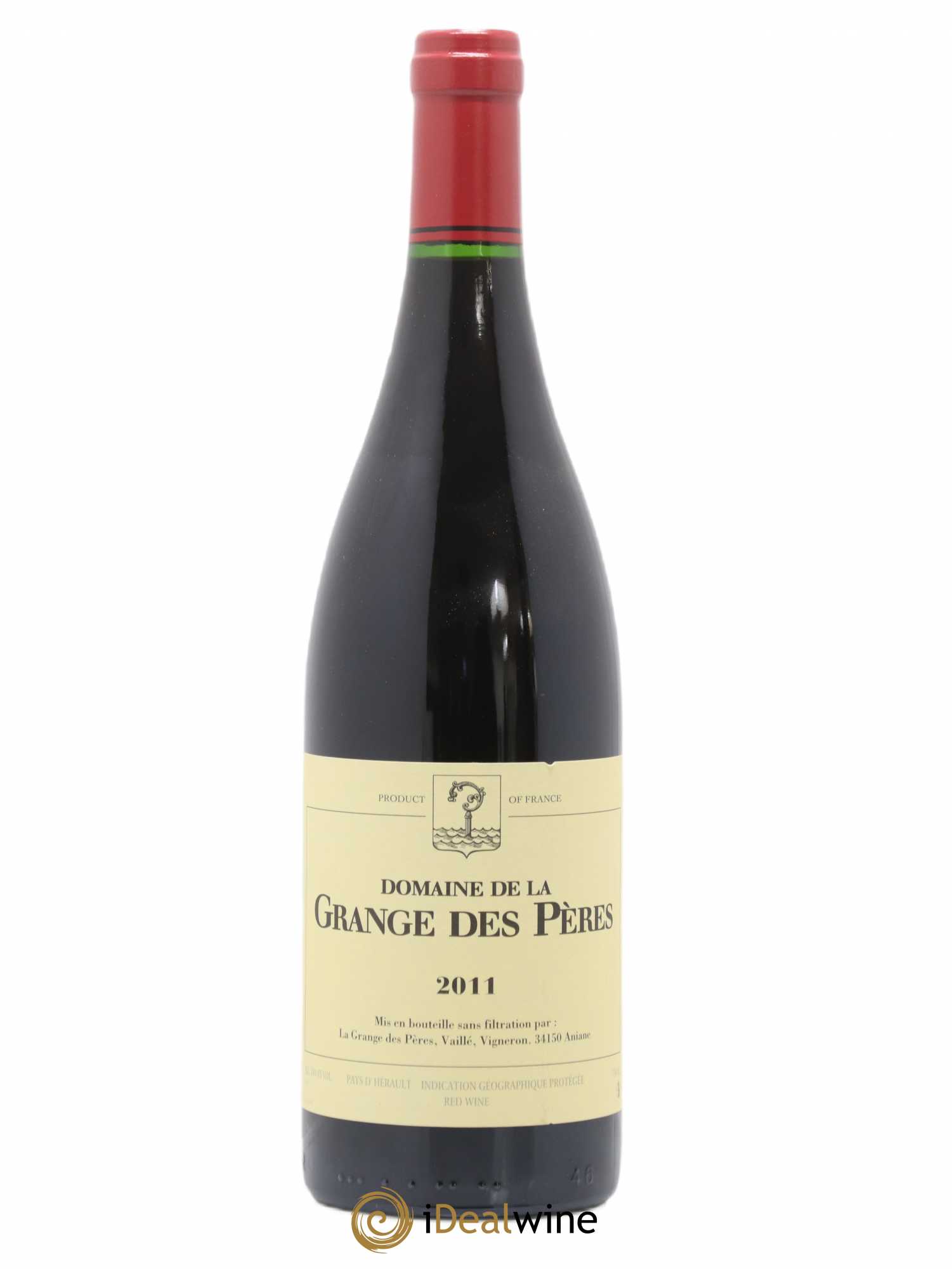 Pays d'Hérault Grange des Pères Laurent Vaillé 2011 - Lot de 1 bouteille - 0