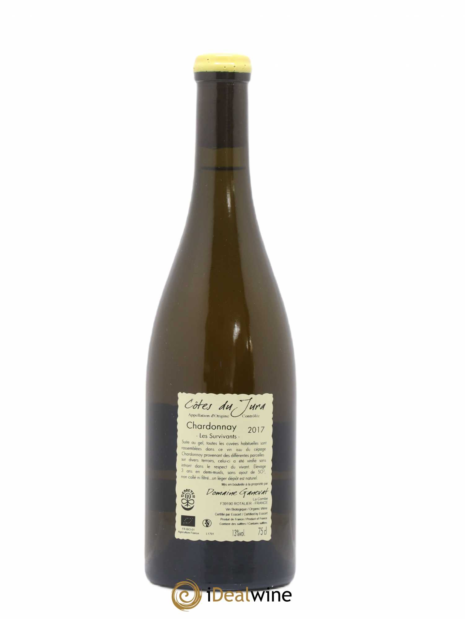 Côtes du Jura Les Survivants Jean-François Ganevat (Domaine) 2017 - Lot de 1 bouteille - 1