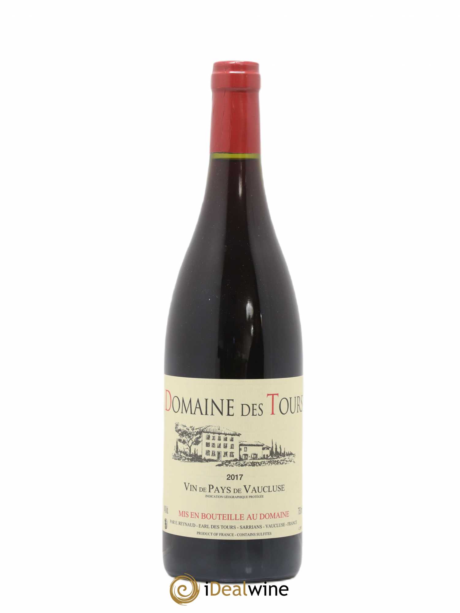 Vaucluse (Vin de Pays de Vaucluse) Domaine des Tours Emmanuel Reynaud 2017 - Lot de 1 bouteille - 0