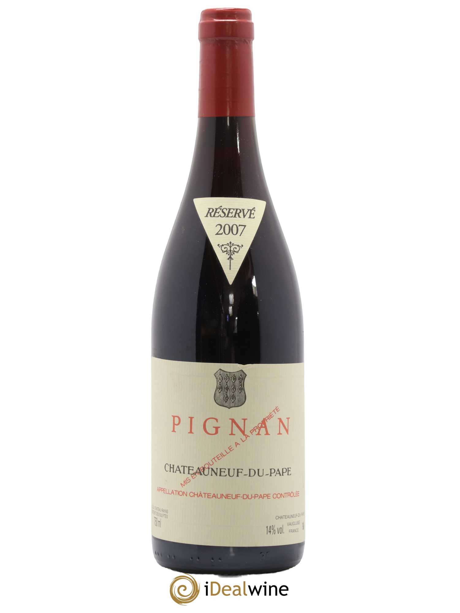 Châteauneuf-du-Pape Pignan Emmanuel Reynaud 2007 - Lot de 1 bouteille - 0