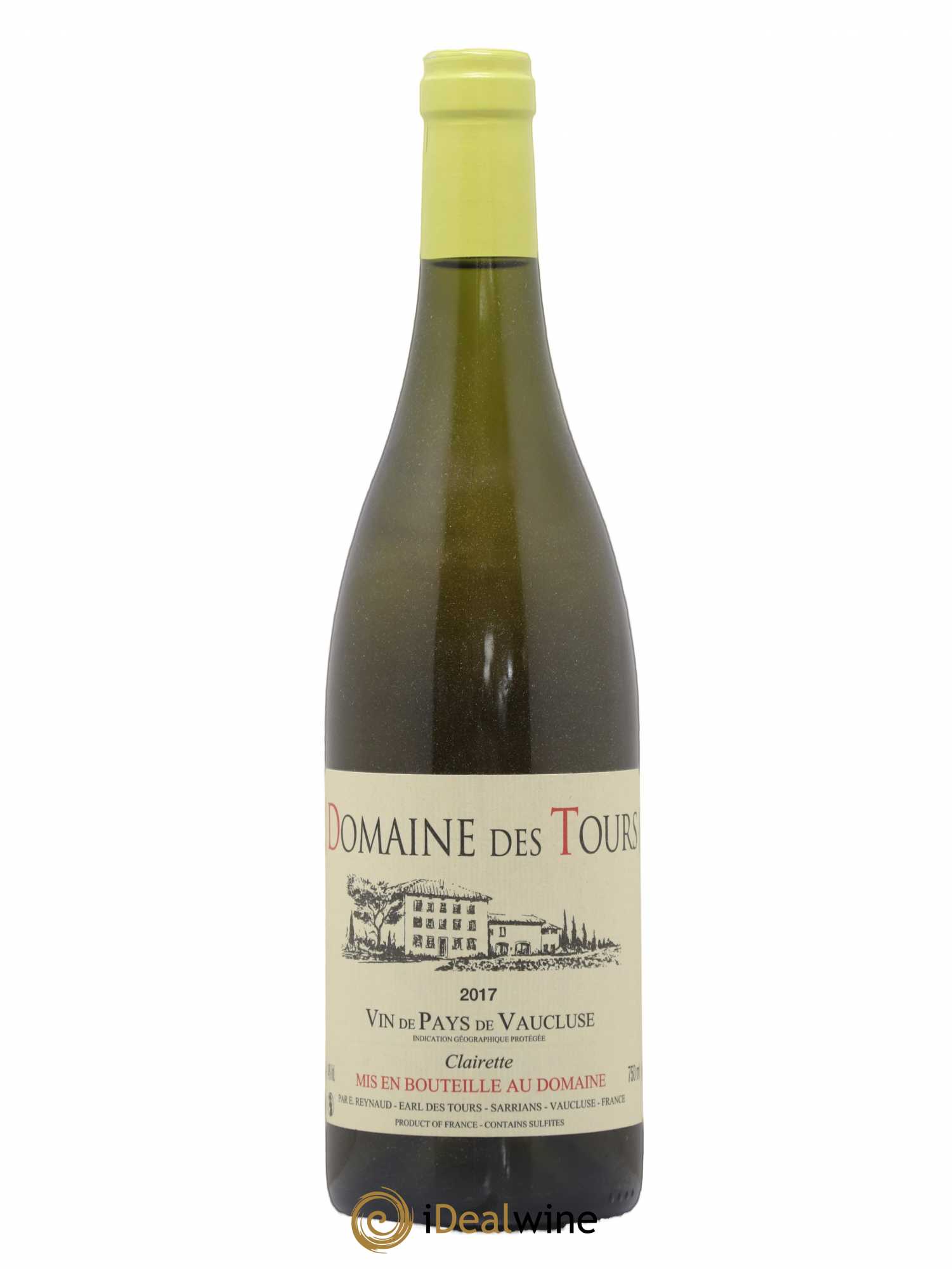 Vaucluse (Vin de Pays de Vaucluse) Domaine des Tours Emmanuel Reynaud Clairette 2017 - Lot de 1 bouteille - 0