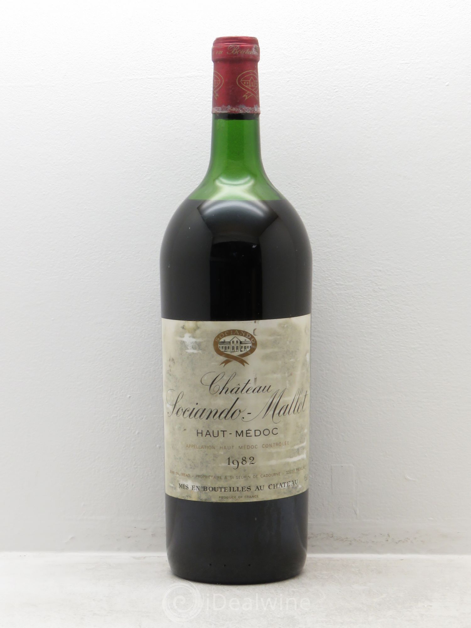 Château Sociando Mallet 1982 - Lot de 1 magnum - 0