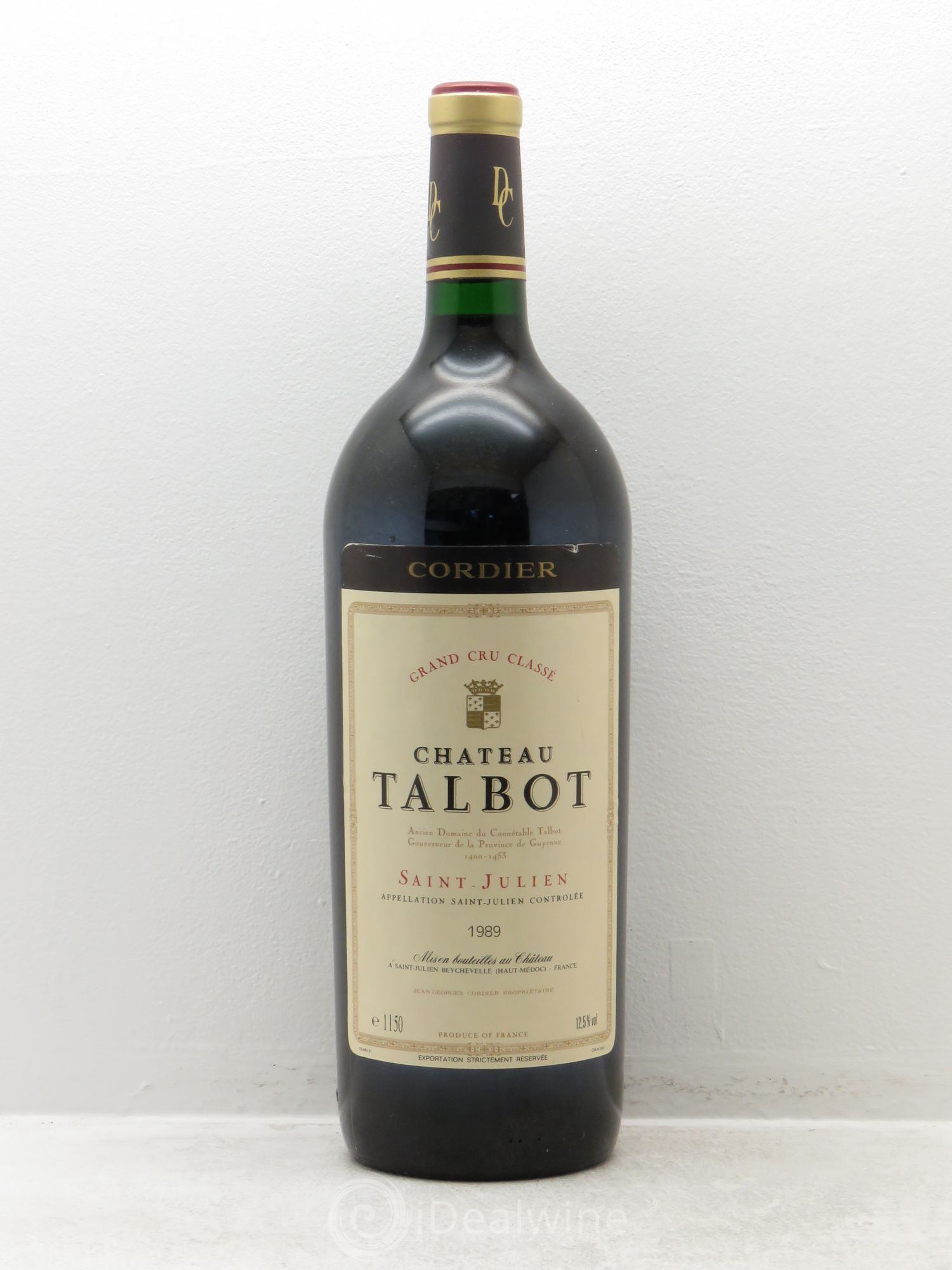 Château Talbot 4ème Grand Cru Classé 1989 - Lot de 1 magnum - 0