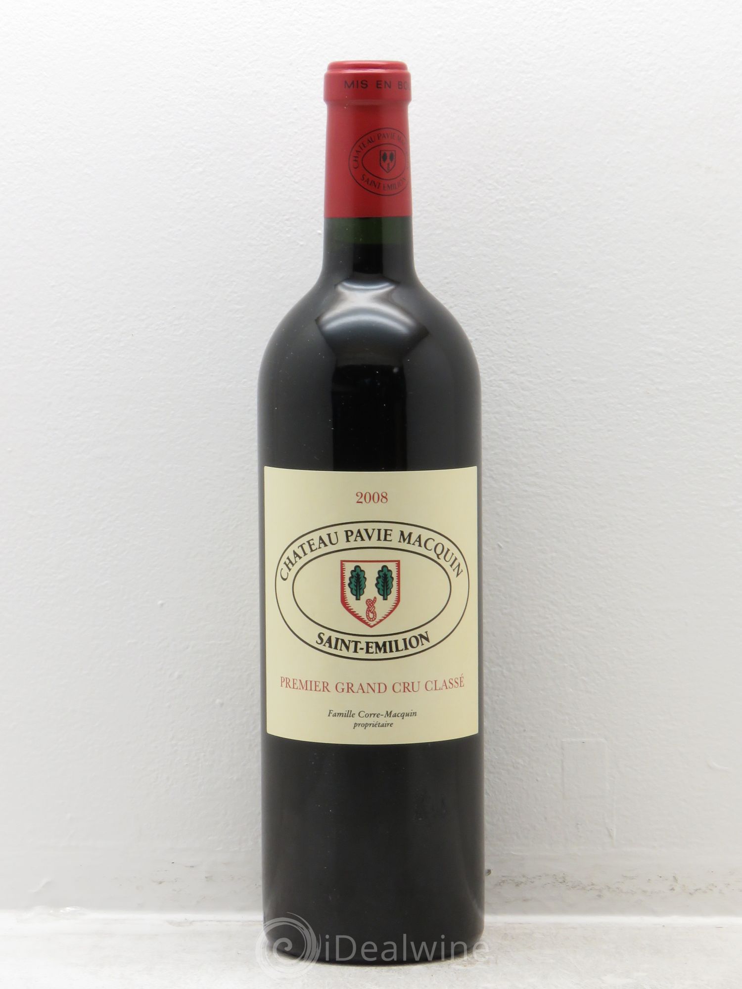 Château Pavie Macquin 1er Grand Cru Classé B 2008 - Lot de 12 bouteilles - 0