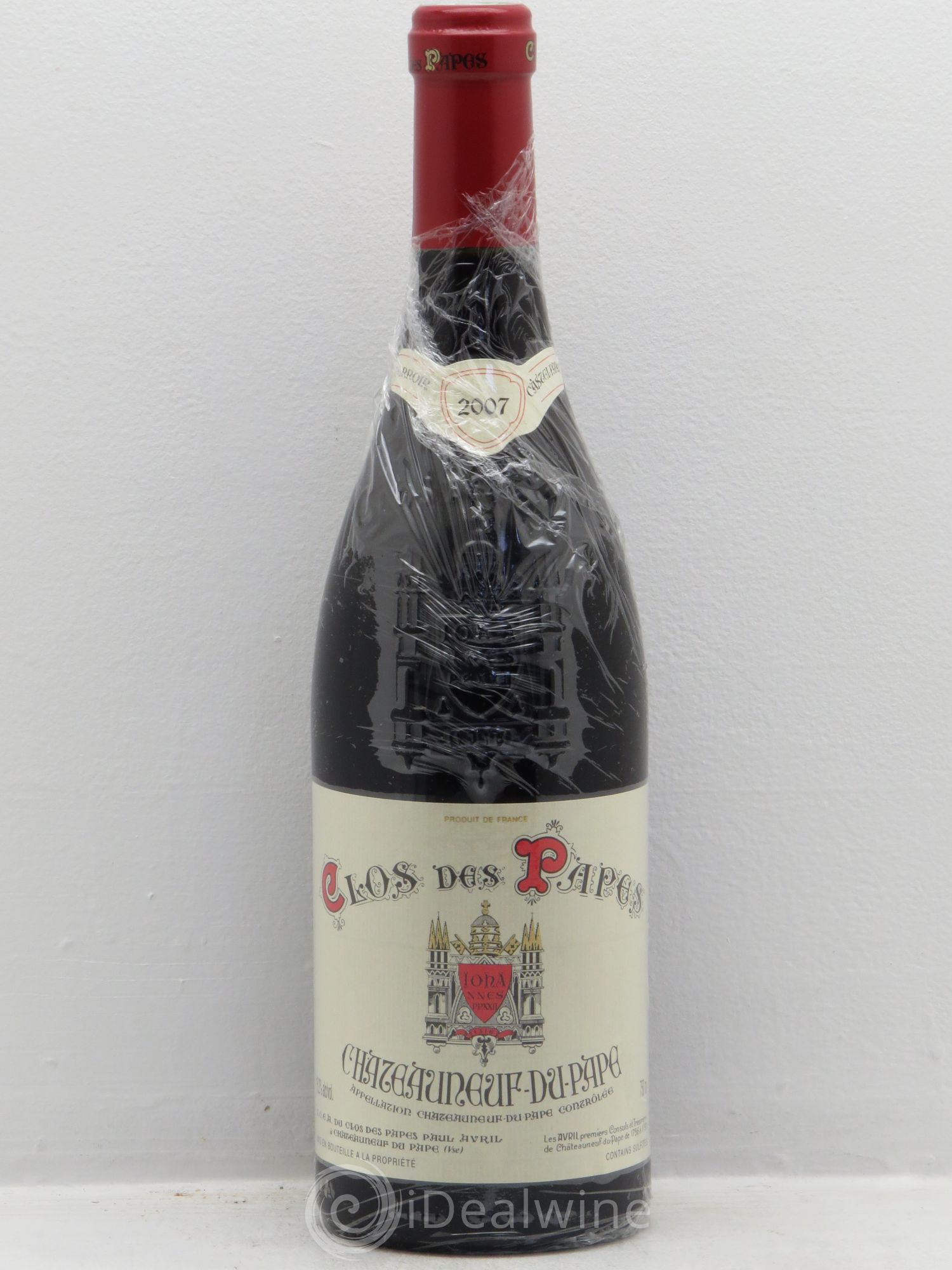 Châteauneuf-du-Pape Clos des Papes - Paul Avril 2007 - Lot de 6 bouteilles - 0
