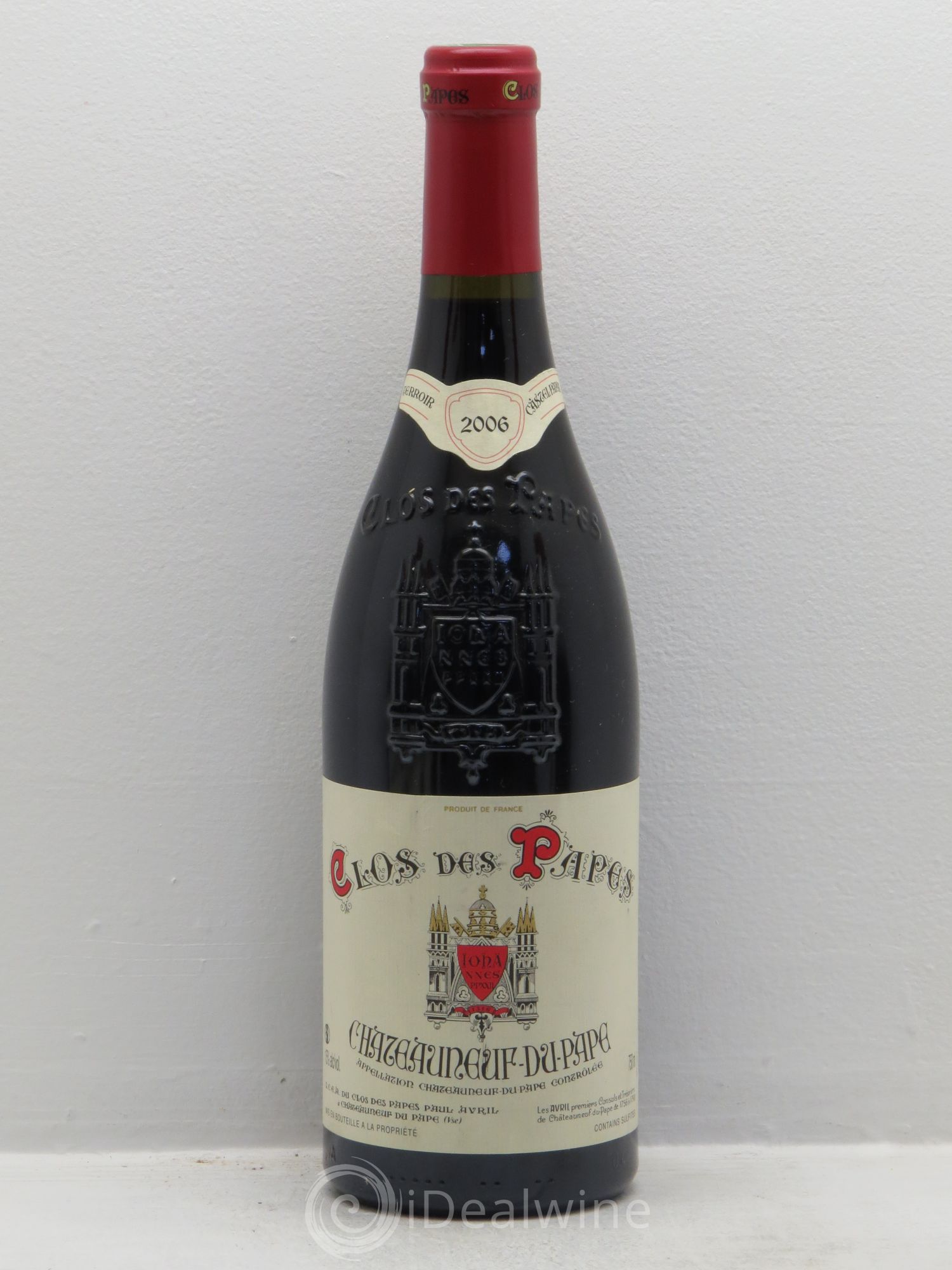 Châteauneuf-du-Pape Clos des Papes - Paul Avril 2006 - Lot de 6 bouteilles - 0