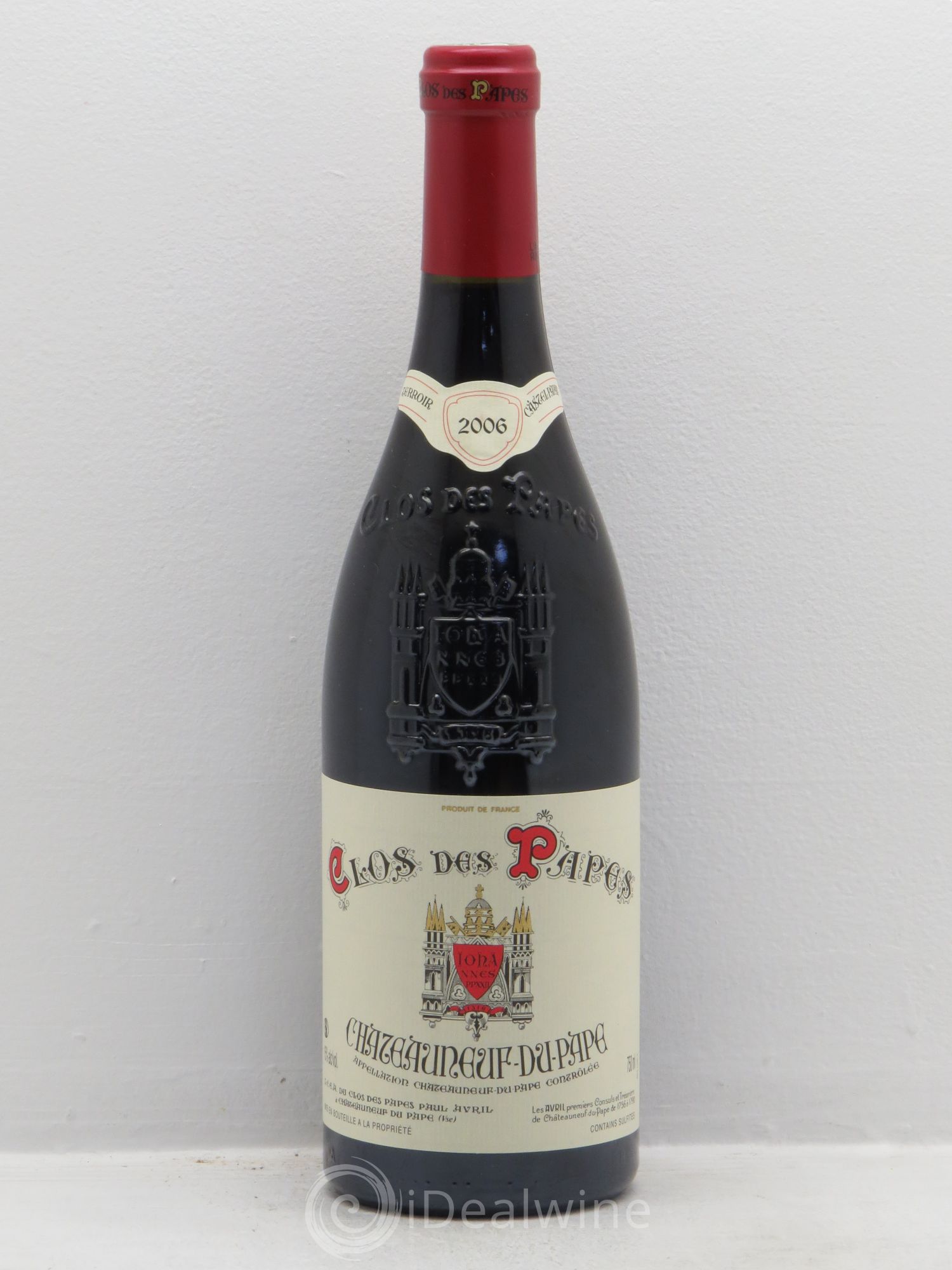 Châteauneuf-du-Pape Clos des Papes - Paul Avril 2006 - Lot de 1 bouteille - 0