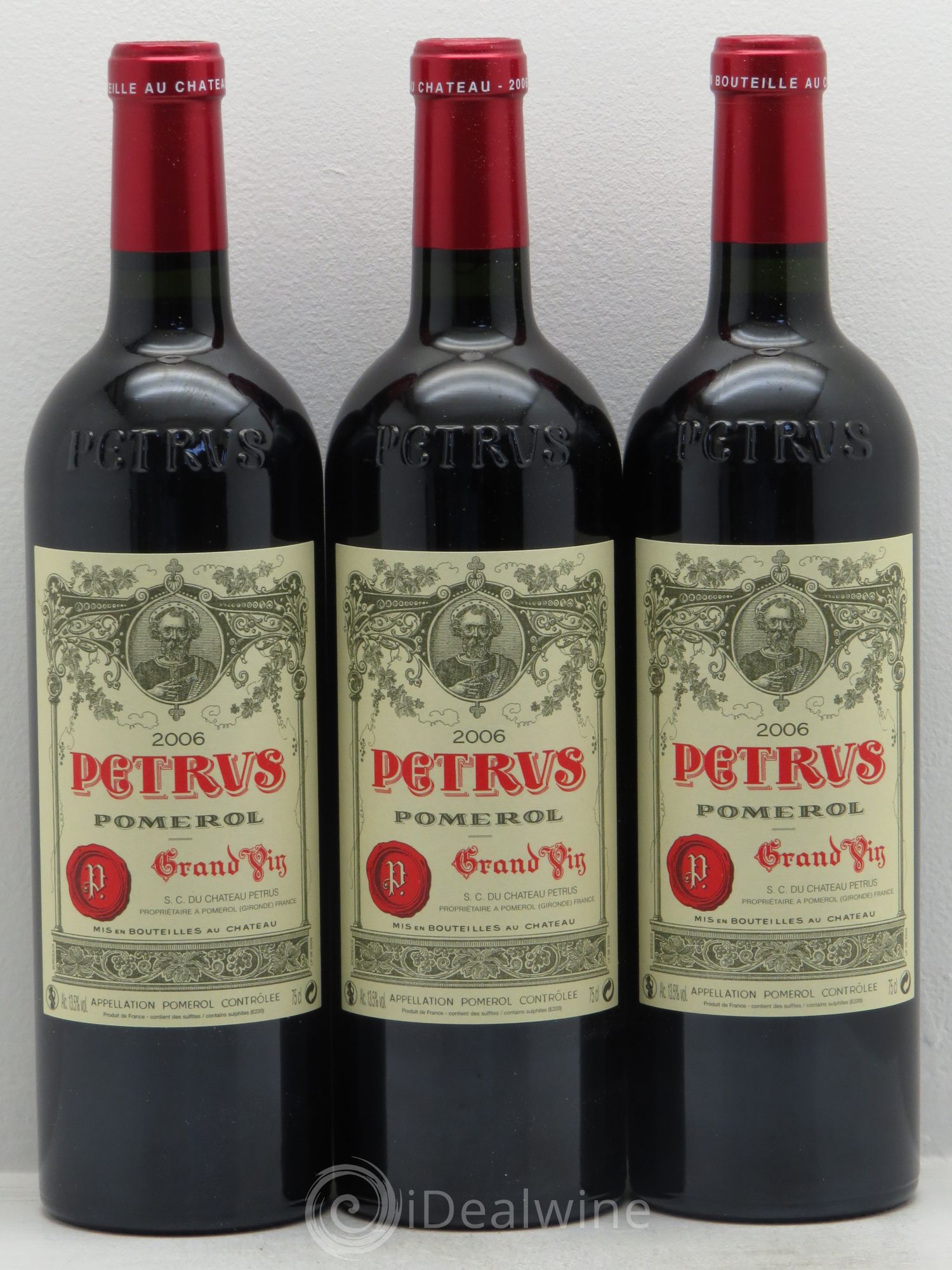 Petrus 2006 - Lot de 3 bouteilles - 0