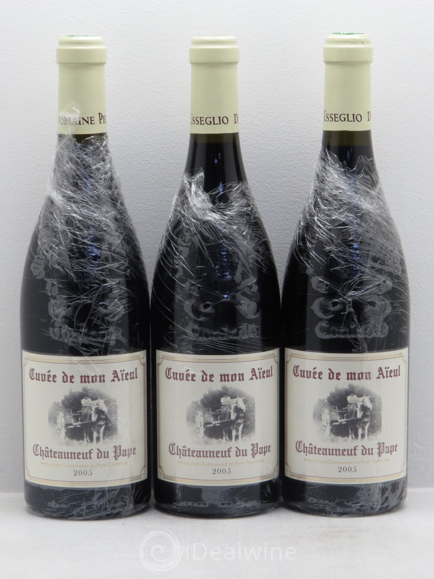 Châteauneuf-du-Pape Cuvée de mon Aïeul Pierre Usseglio & Fils 2005 - Lot de 3 bouteilles - 0