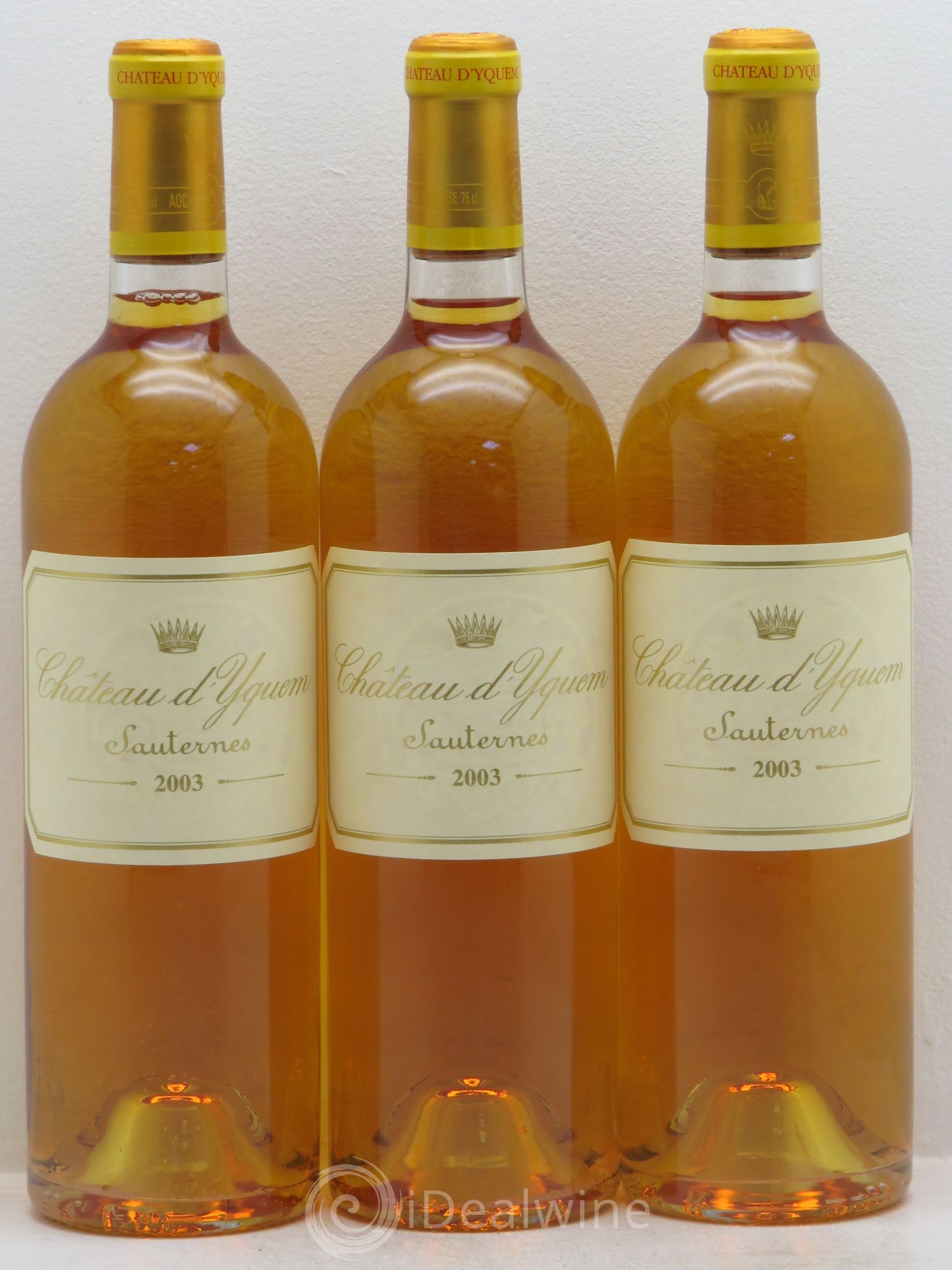 Château d' Yquem 1er Cru Classé Supérieur 2003 - Lotto di 3 bottiglie - 0