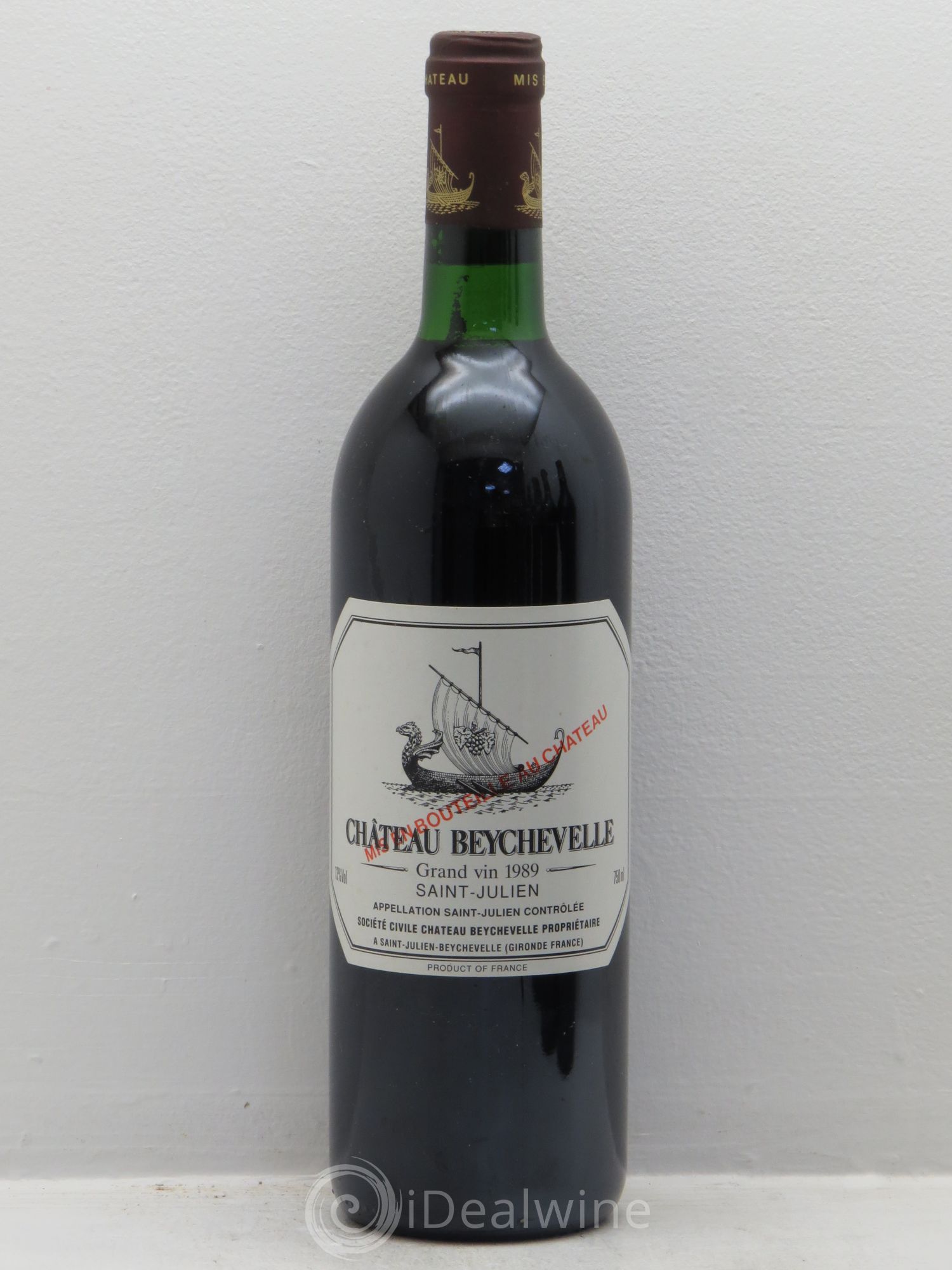 Château Beychevelle 4ème Grand Cru Classé 1989 - Lot de 6 bouteilles - 0