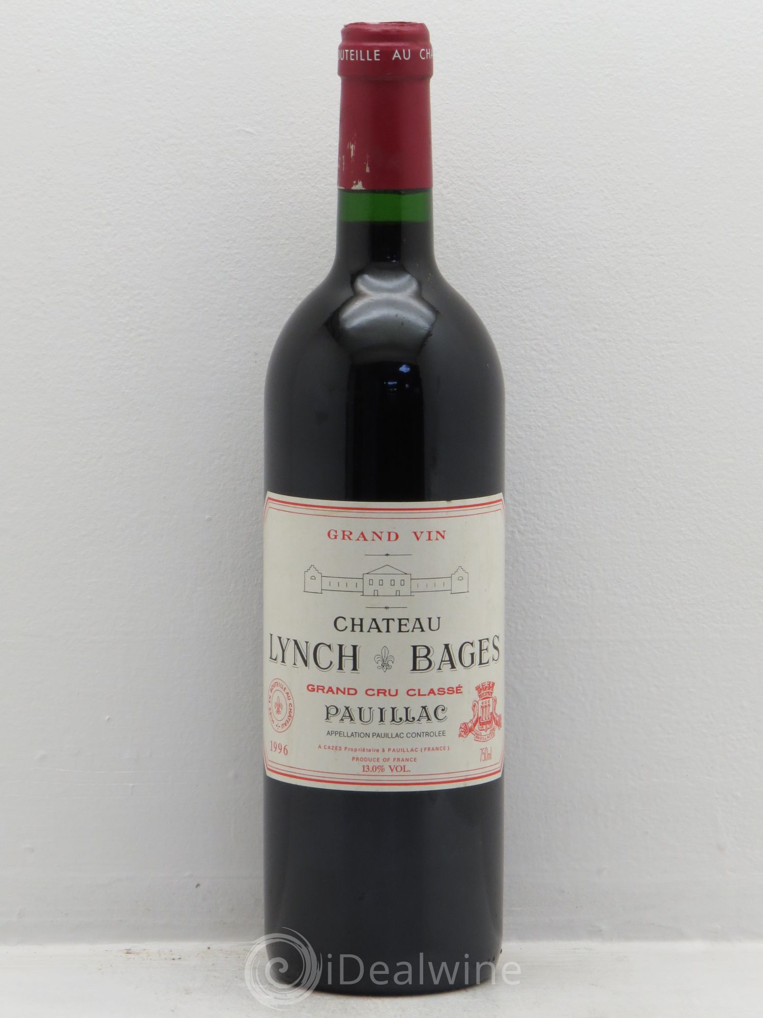 Château Lynch Bages 5ème Grand Cru Classé 1996 - Lot de 1 bouteille - 0