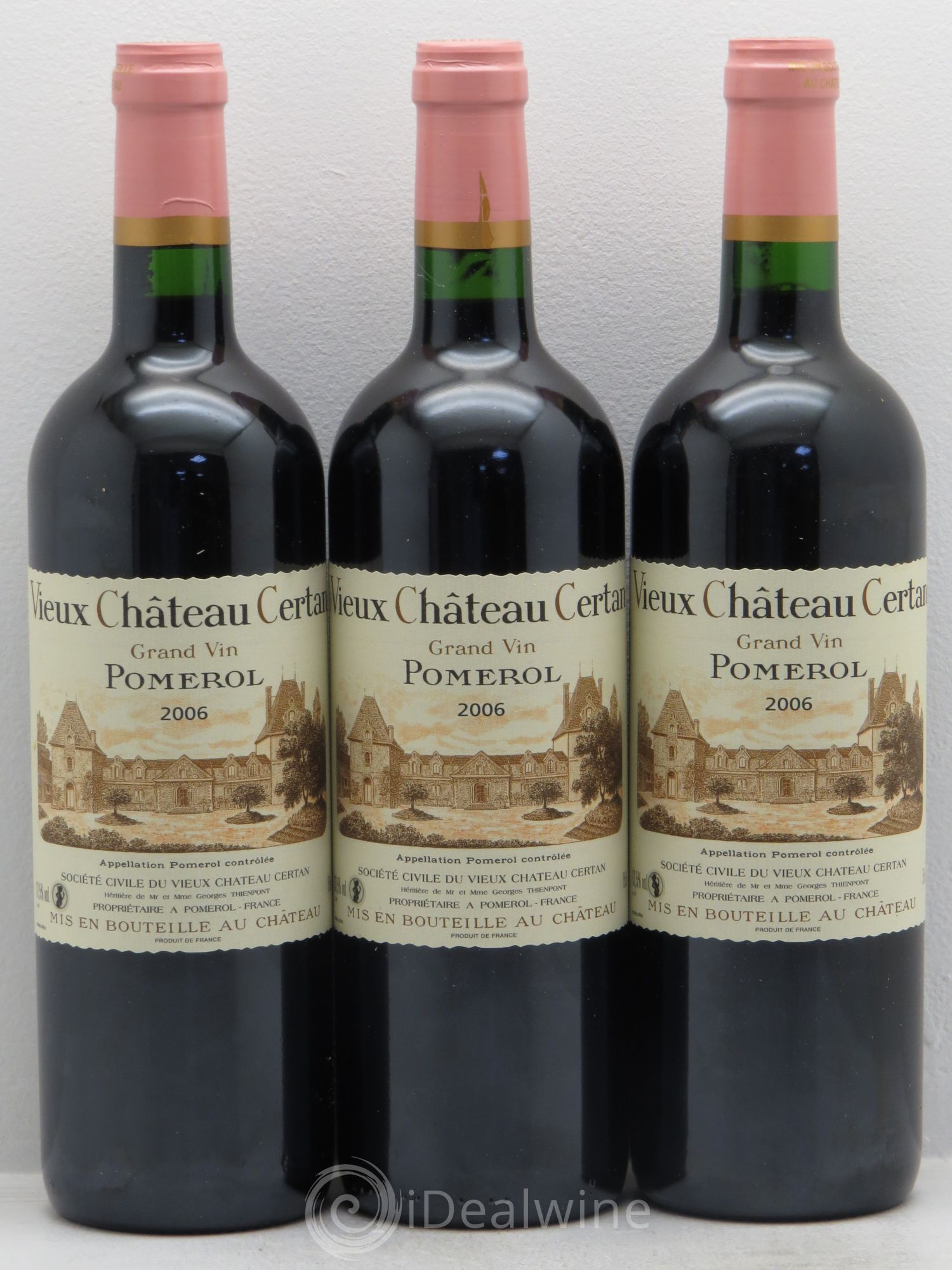 Vieux Château Certan 2006 - Lot de 3 bouteilles - 0