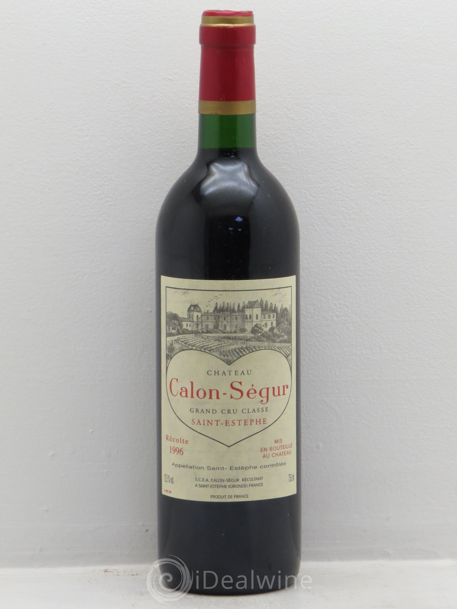 Château Calon Ségur 3ème Grand Cru Classé 1996 - Lot de 6 bouteilles - 0