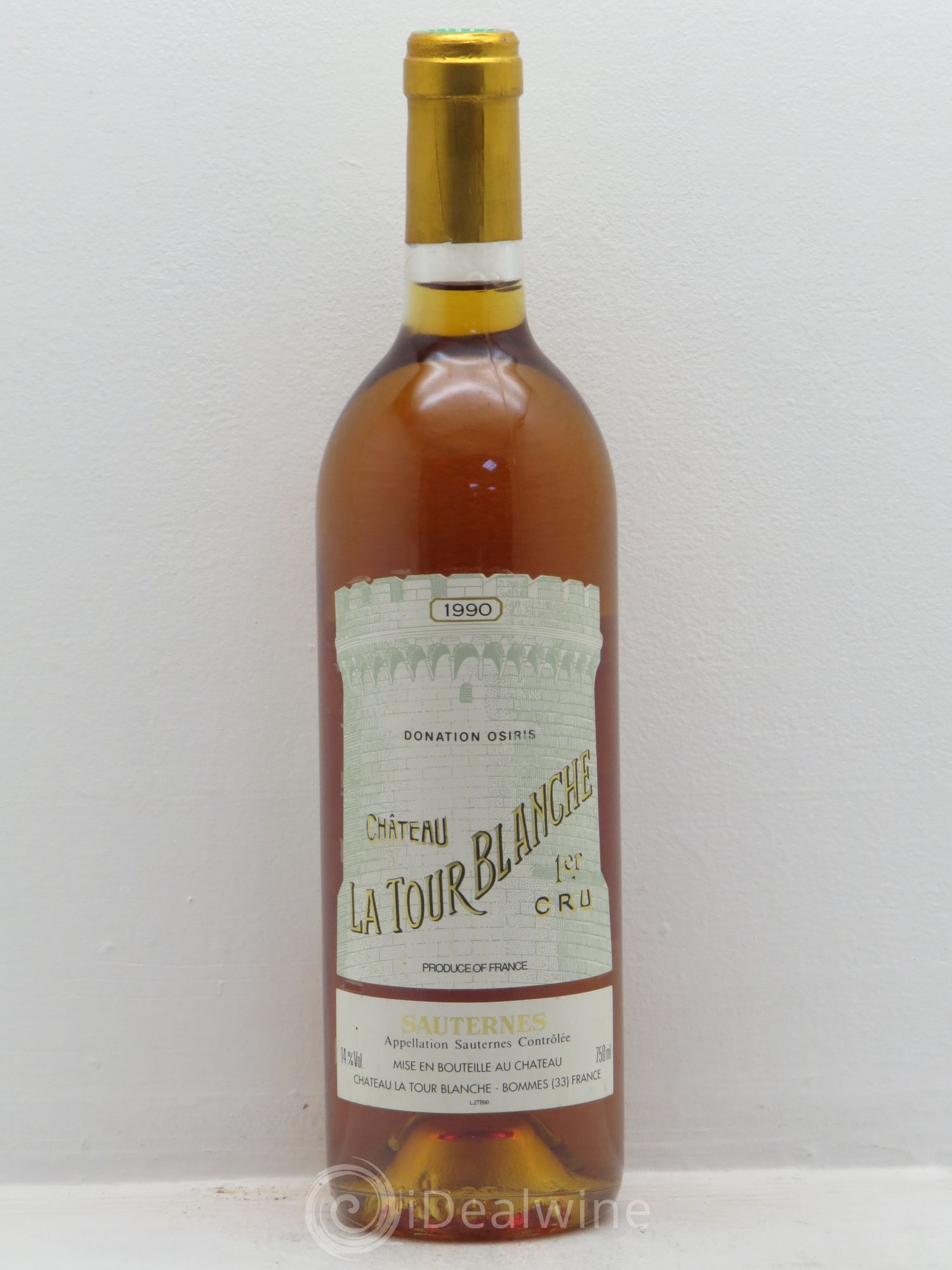 Château la Tour Blanche 1er Grand Cru Classé 1990 - Lotto di 1 bottiglia - 0