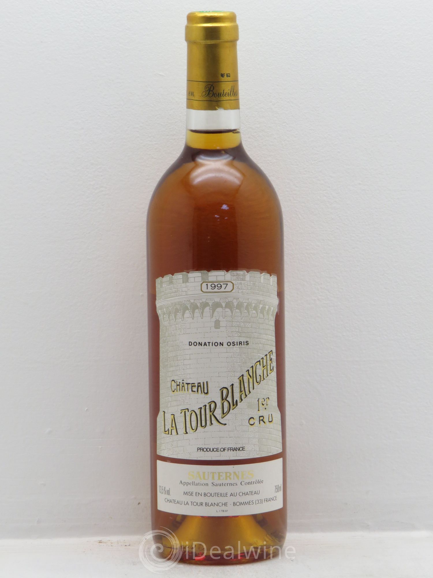 Château la Tour Blanche 1er Grand Cru Classé 1997 - Lotto di 1 bottiglia - 0