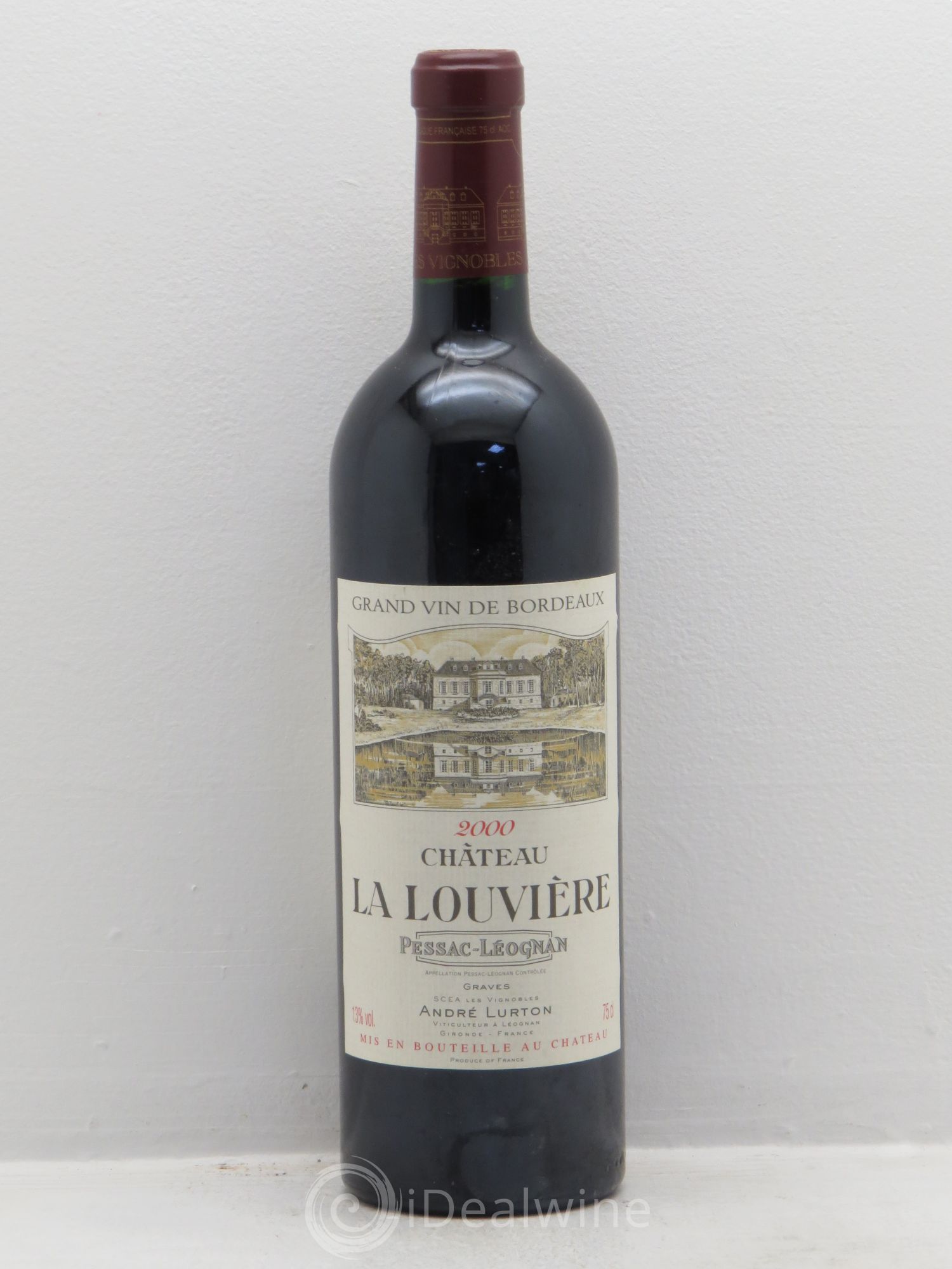 Château la Louvière 2000 - Lot de 1 bouteille - 0