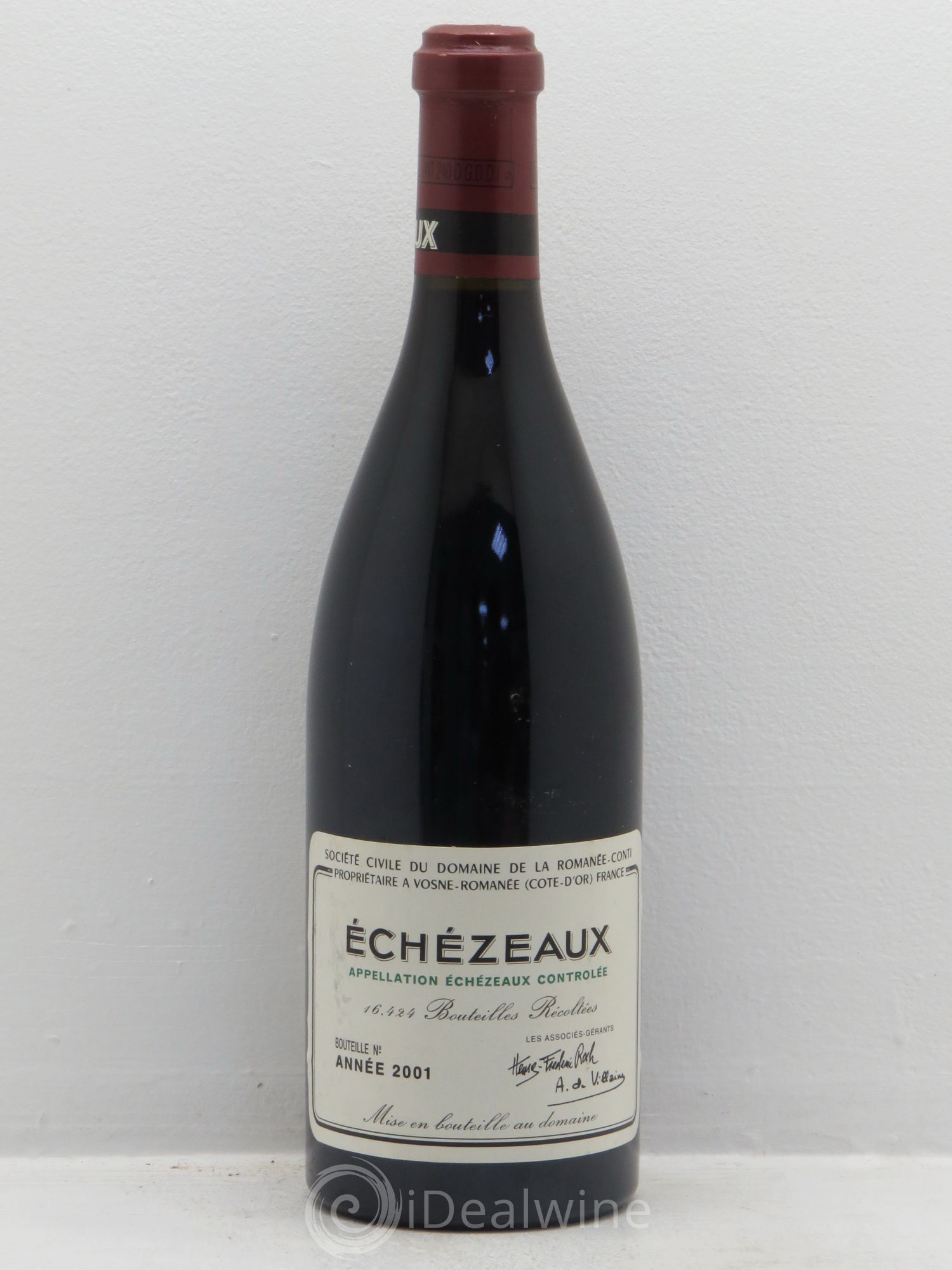Echezeaux Grand Cru Domaine de la Romanée-Conti 2001 - Lot de 1 bouteille - 0