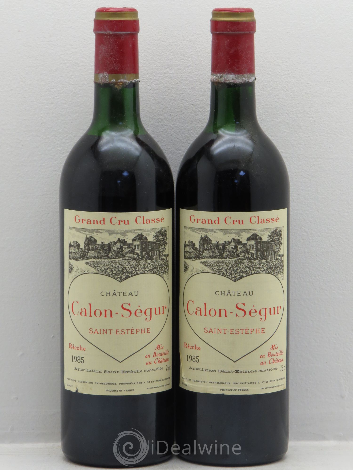 Château Calon Ségur 3ème Grand Cru Classé 1985 - Lot de 2 bouteilles - 0
