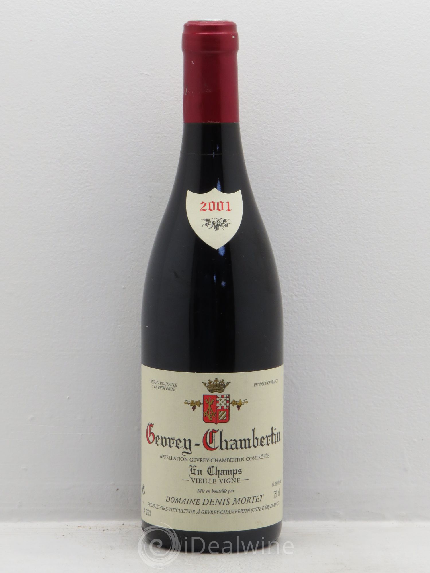 Gevrey-Chambertin En Champs Vieille Vigne Denis Mortet (Domaine) Vieilles Vignes 2001 - Lot de 1 bouteille - 0