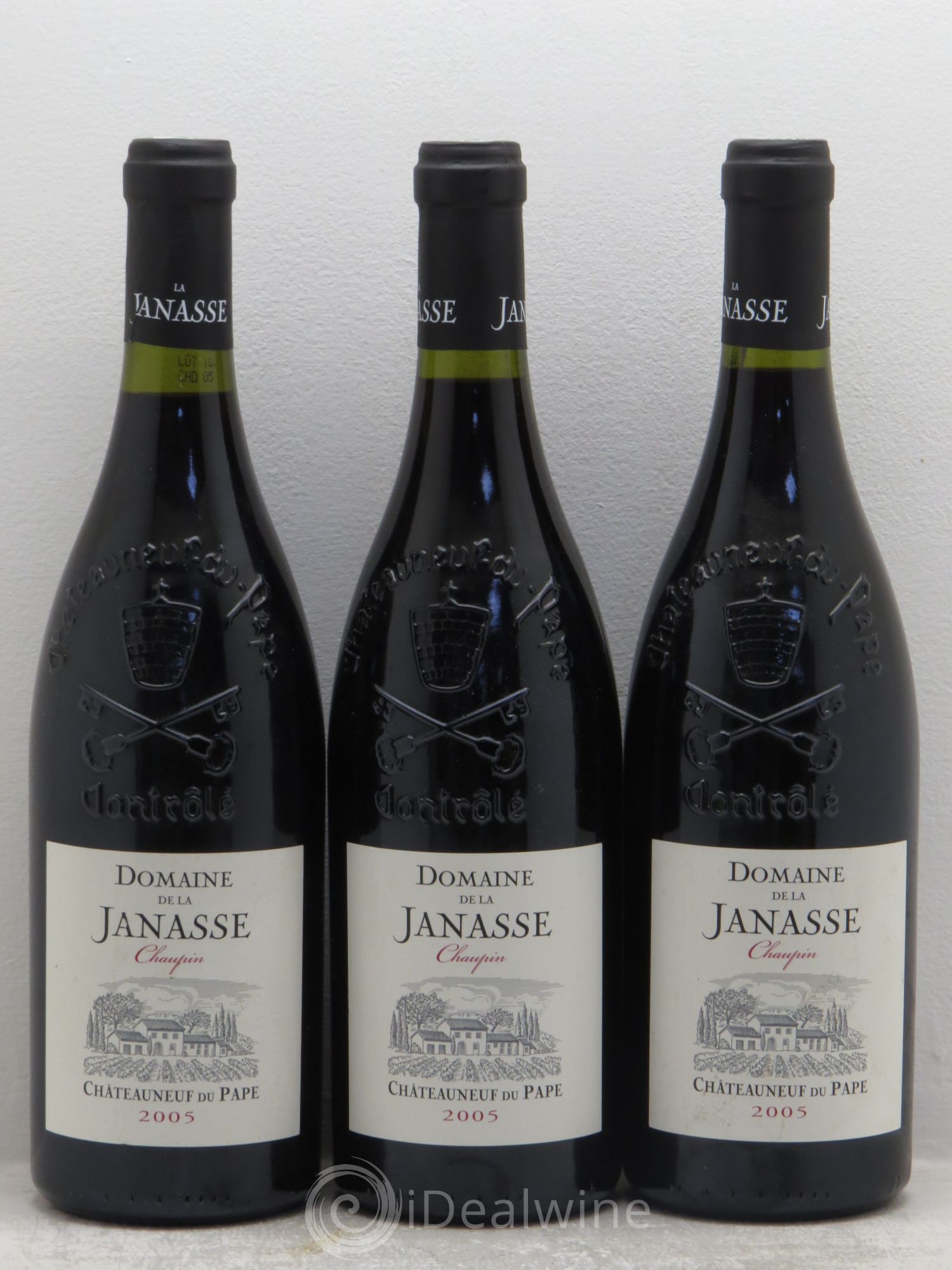 Châteauneuf-du-Pape Cuvée Chaupin La Janasse (Domaine de) 2005 - Lotto di 3 bottiglie - 0