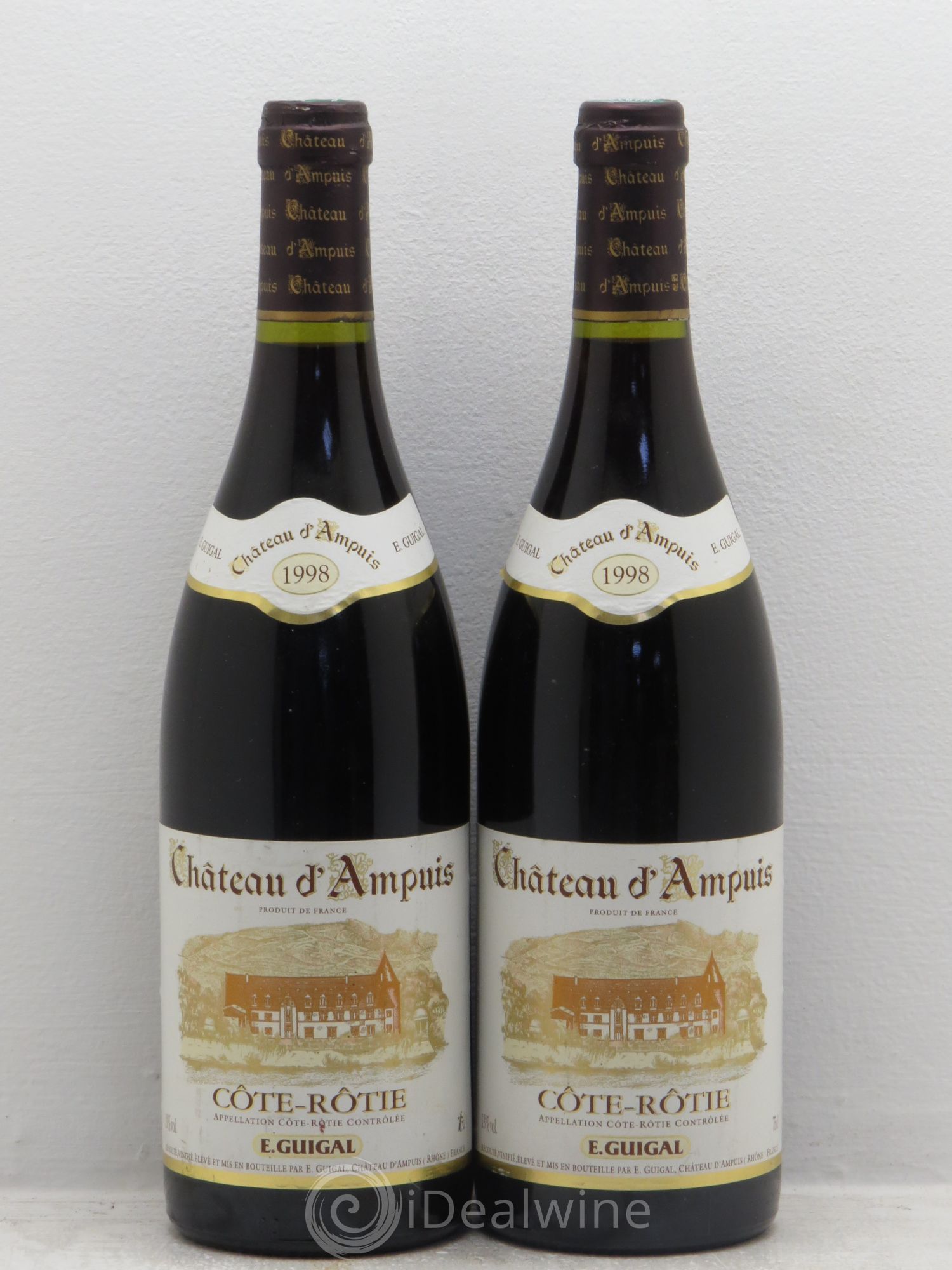 Côte-Rôtie Château d'Ampuis Guigal 1998 - Lot de 2 bouteilles - 0