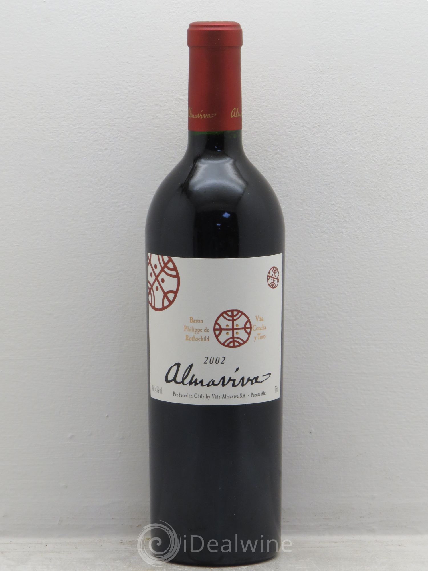 Chili Almaviva Baron P. de Rothschild Concha y Toro 2002 - Lot de 1 bouteille - 0